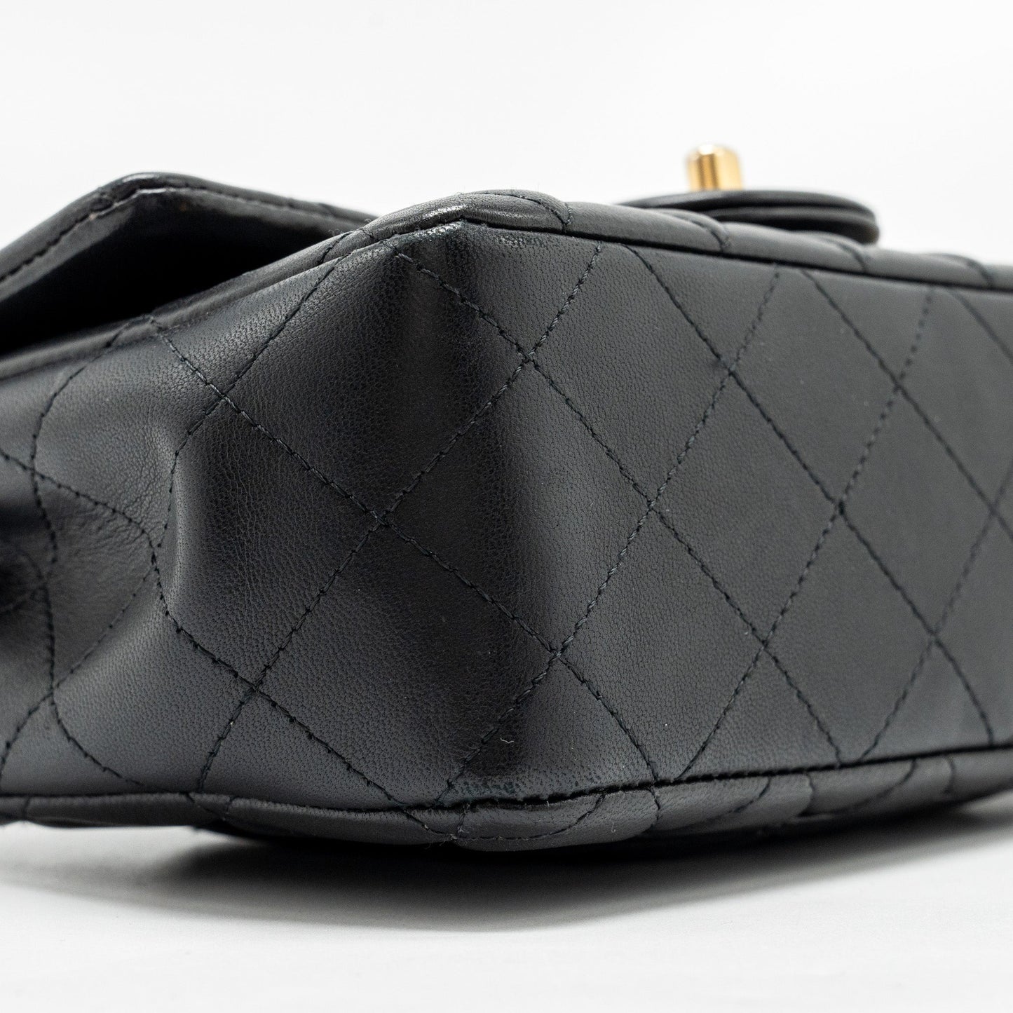 Chanel Egyptian Amulet Mini Rectangular Flap Bag Lambskin Black
