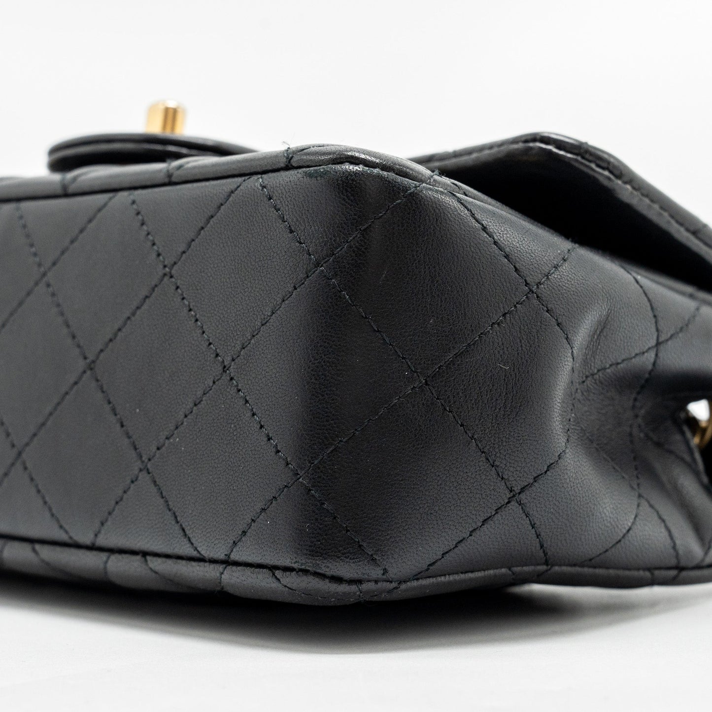 Chanel Egyptian Amulet Mini Rectangular Flap Bag Lambskin Black