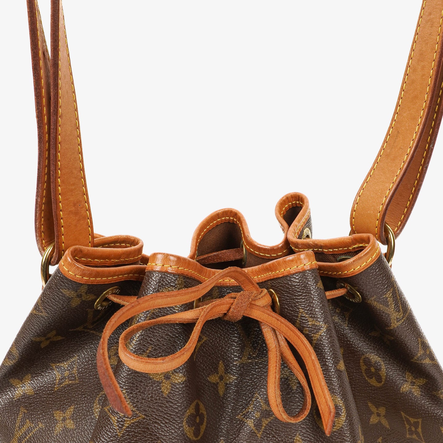 Louis Vuitton Petit Noe Monogram Canvas Shoulder Bag