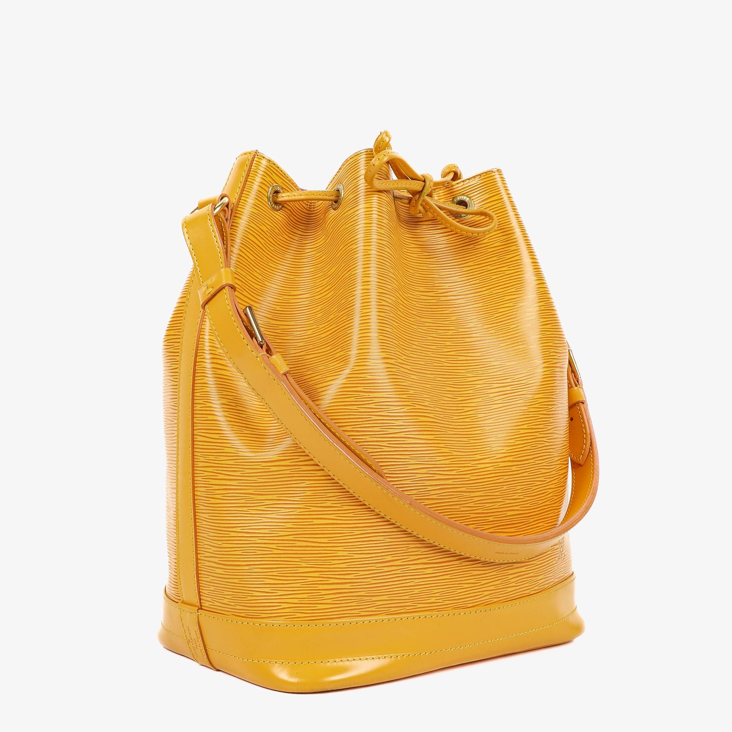 Louis Vuitton Noe Grande GM Yellow EPI Leather Shoulder Bag