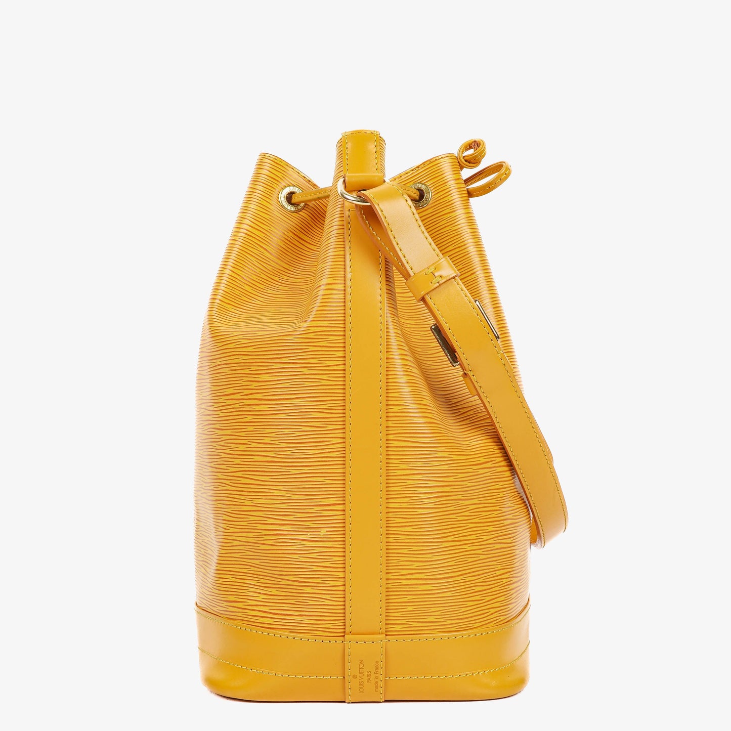 Louis Vuitton Noe Grande GM Yellow EPI Leather Shoulder Bag