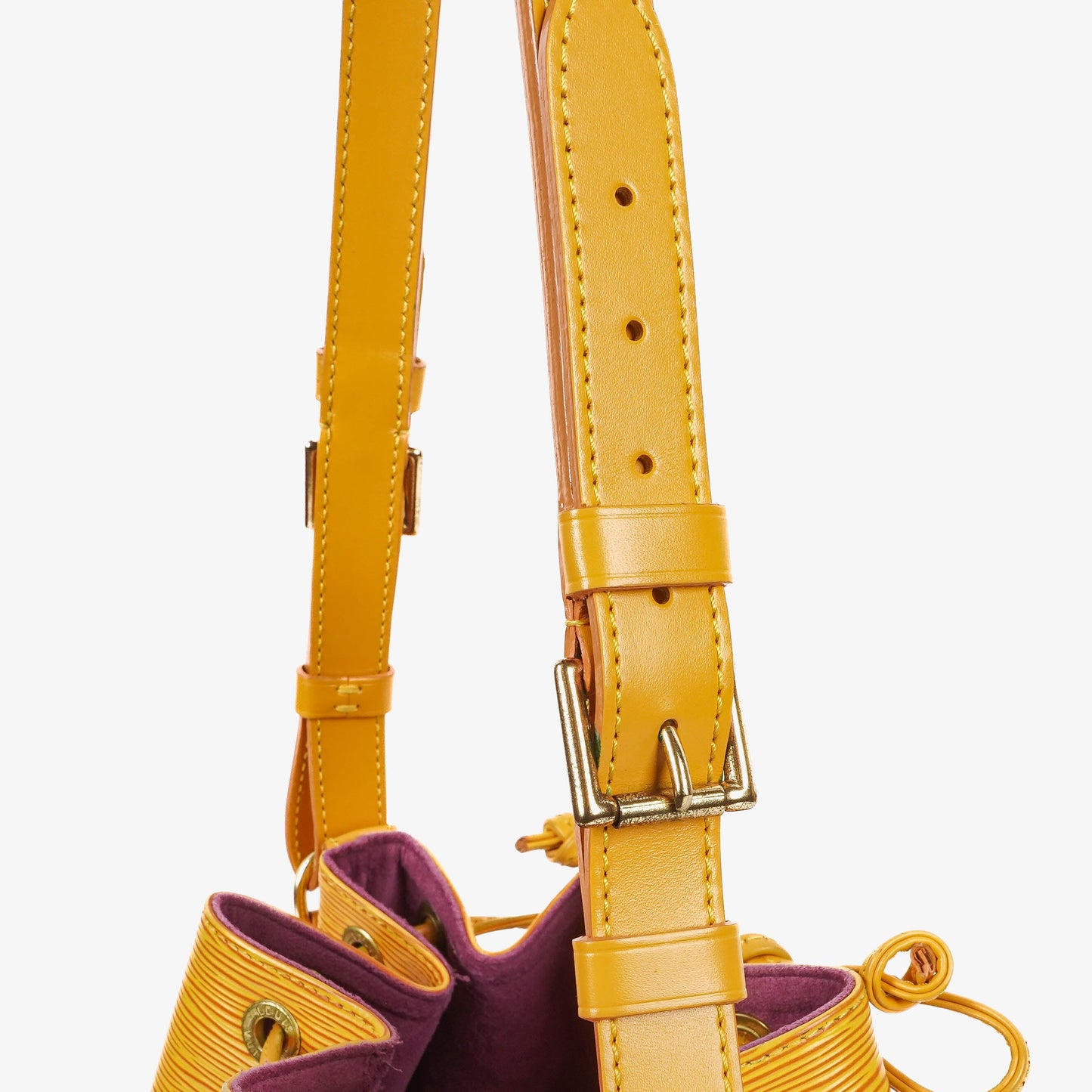 Louis Vuitton Noe Grande GM Yellow EPI Leather Shoulder Bag