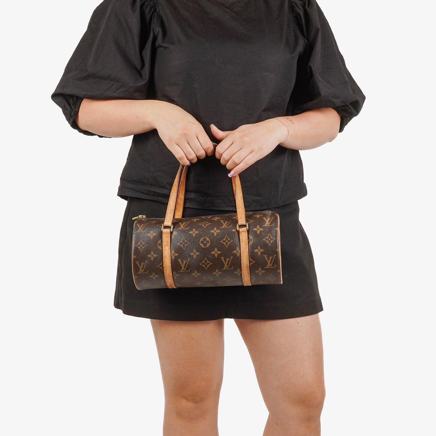 Louis Vuitton Papillon 25  Monogram Canvas Handbag