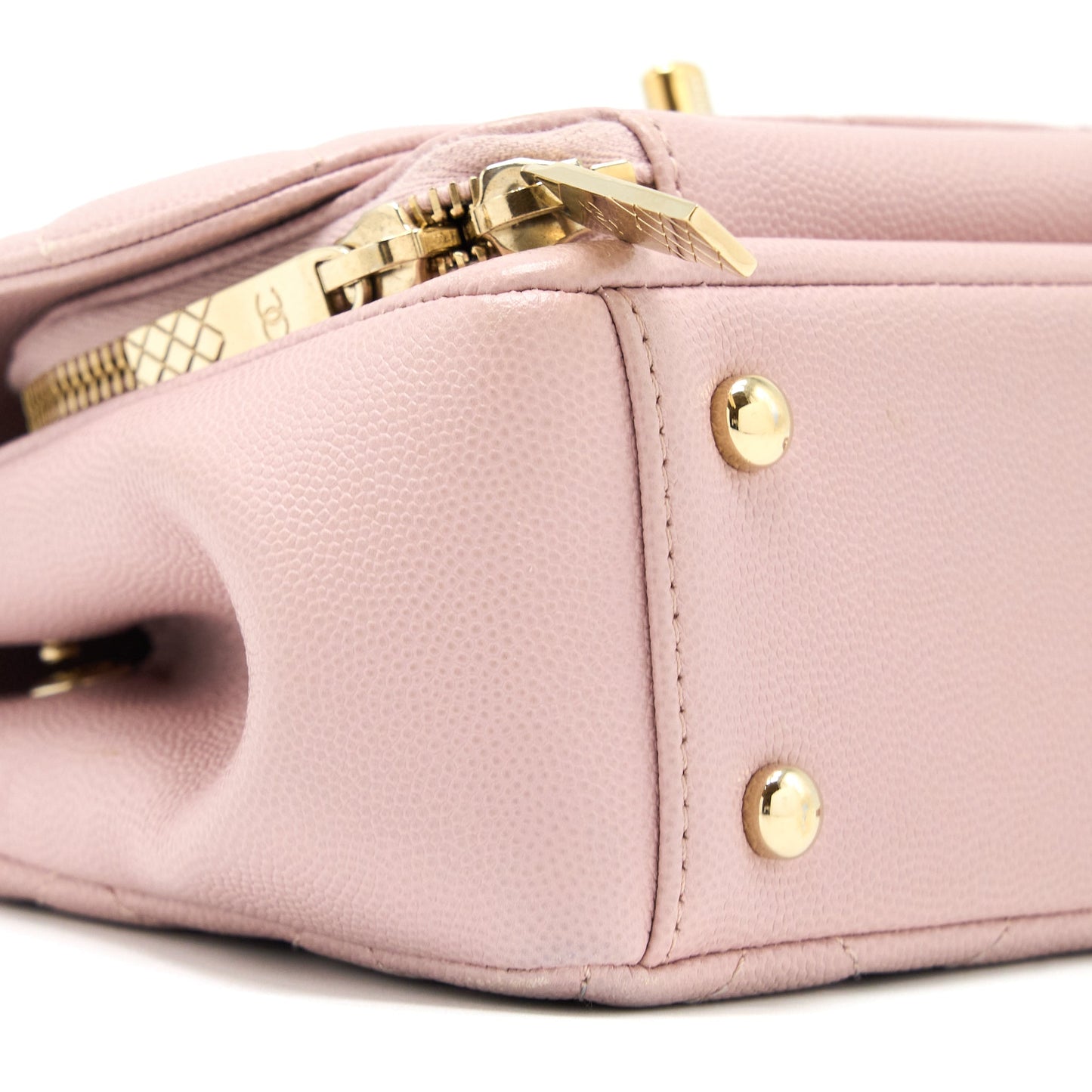 Chanel Small Business Affinity Bag Caviar Light Pink L