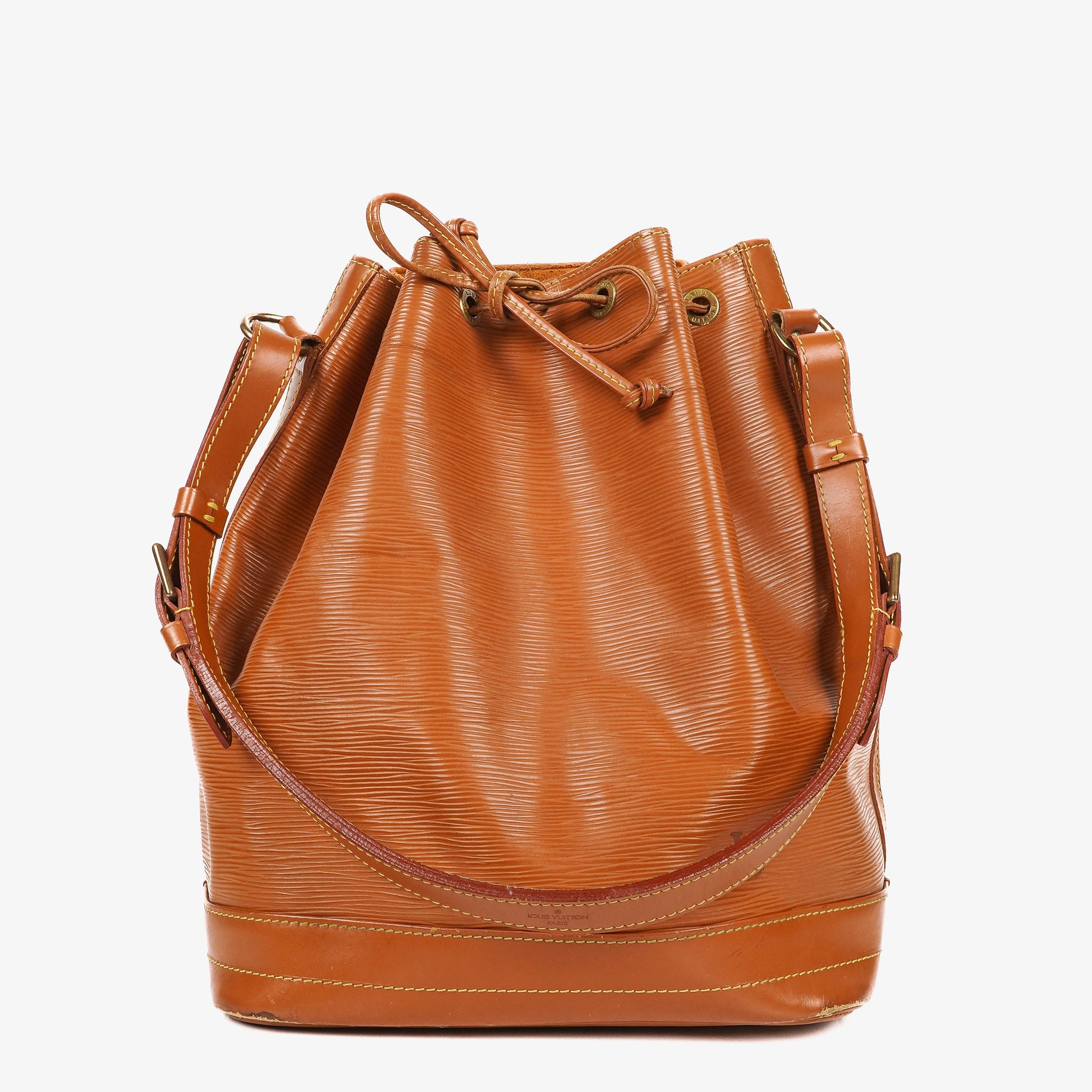 Louis Vuitton Noe Grande GM Brown EPI Leather Shoulder Bag