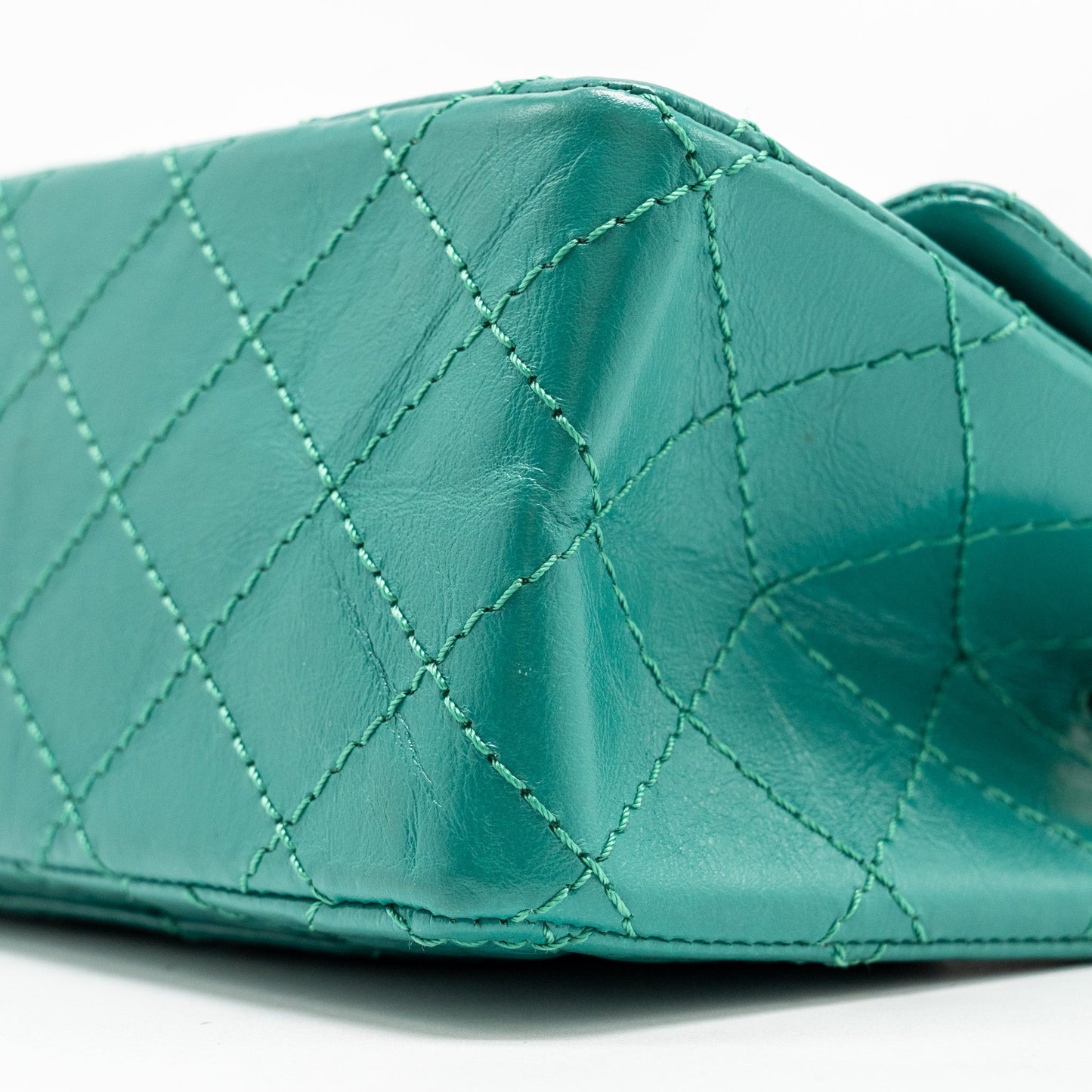 Chanel Mini 2.55 Reissue Flap Bag Calfskin Green