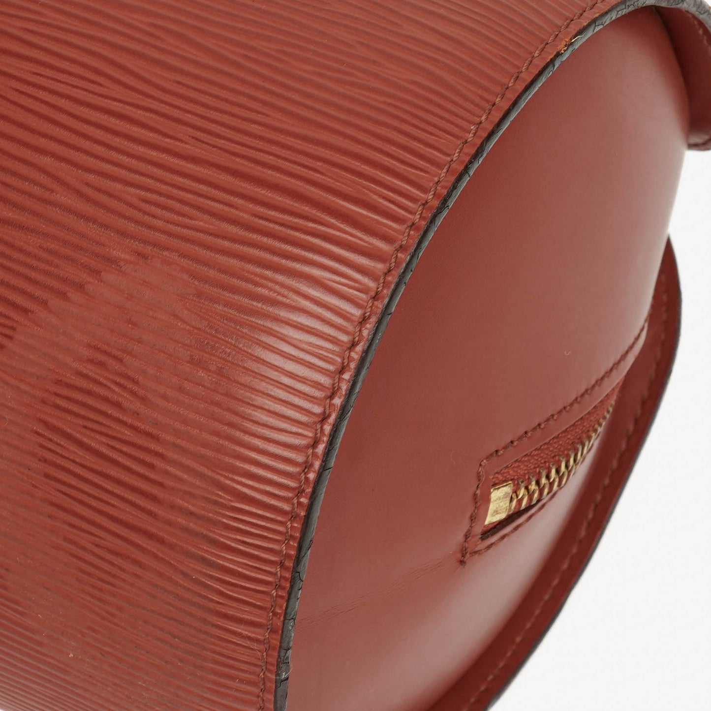 Louis Vuitton Soufflot Handbag In Kenyan Fawn Epi Leather