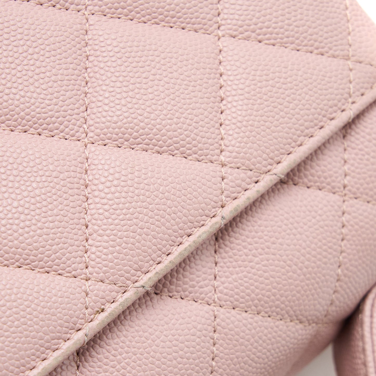 Chanel Small Business Affinity Bag Caviar Light Pink L