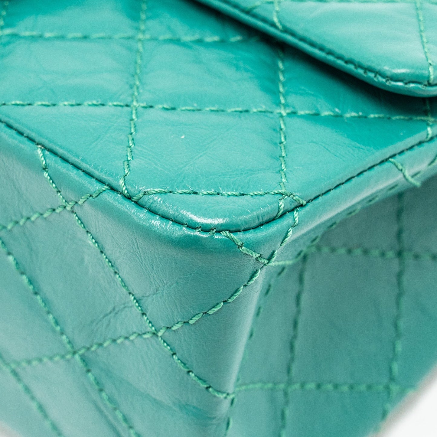 Chanel Mini 2.55 Reissue Flap Bag Calfskin Green