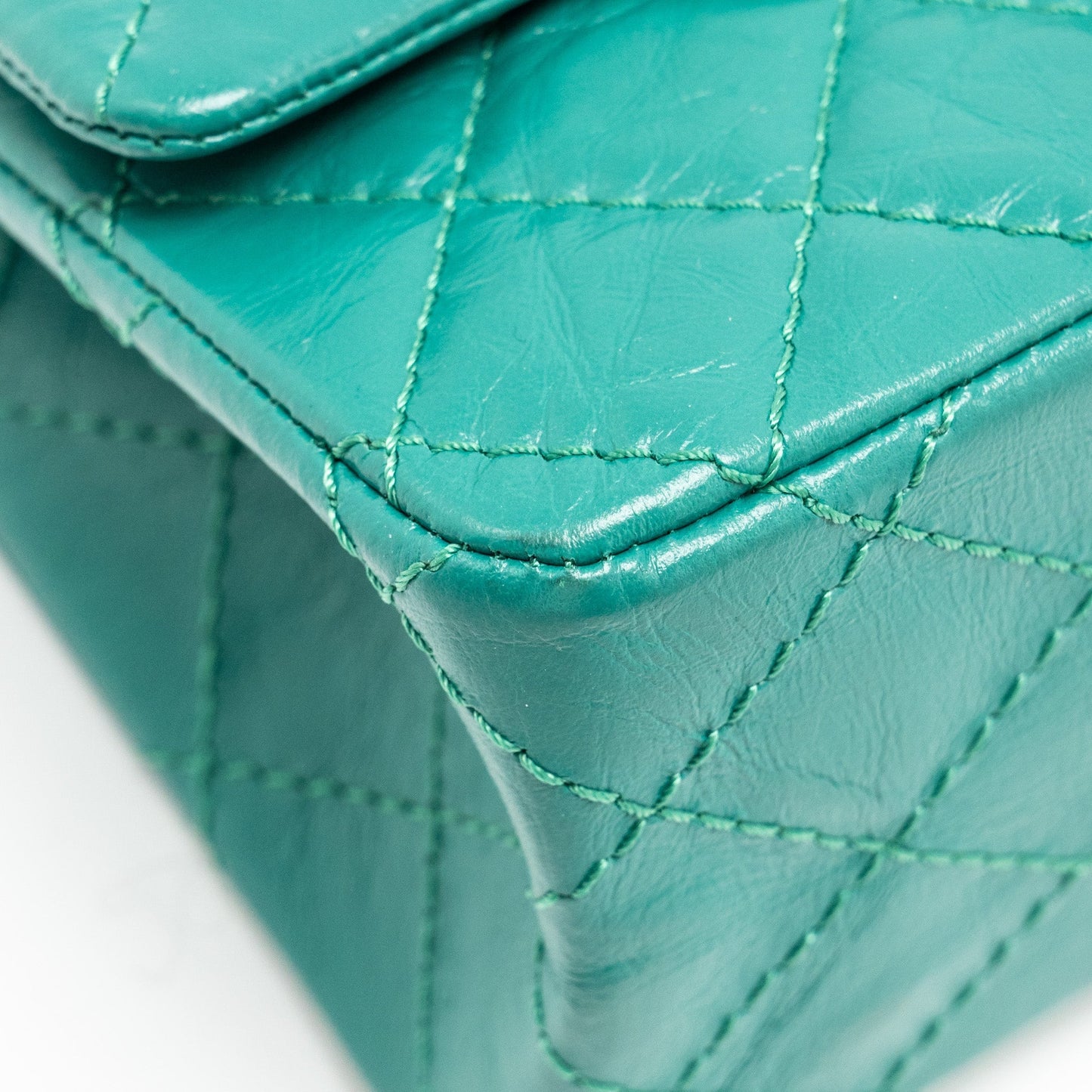 Chanel Mini 2.55 Reissue Flap Bag Calfskin Green