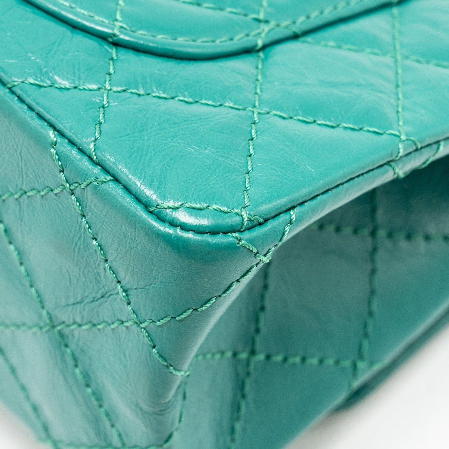 Chanel Mini 2.55 Reissue Flap Bag Calfskin Green