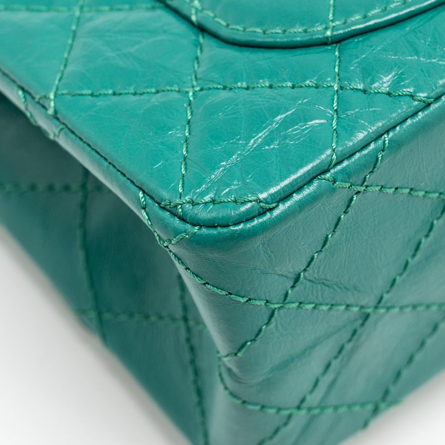 Chanel Mini 2.55 Reissue Flap Bag Calfskin Green