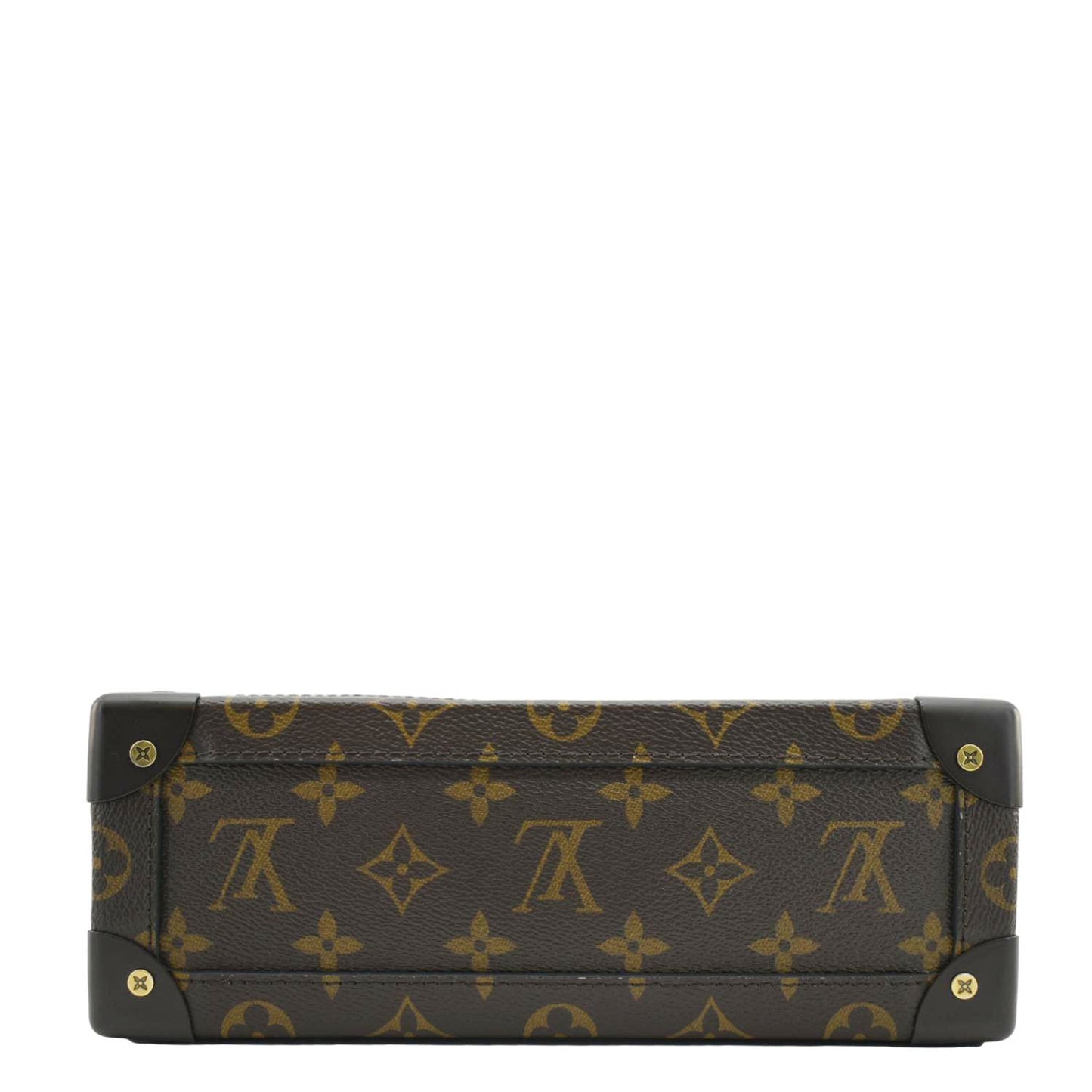 LOUIS VUITTON Chess Soft Trunk Monogram Canvas Crossbody Bag Brown