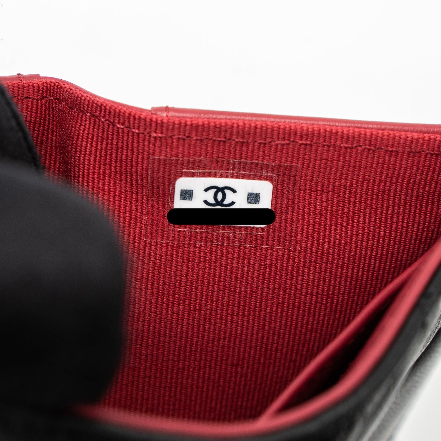 Chanel 19 Flap Compact Wallet Lambskin Black  (Microchip)