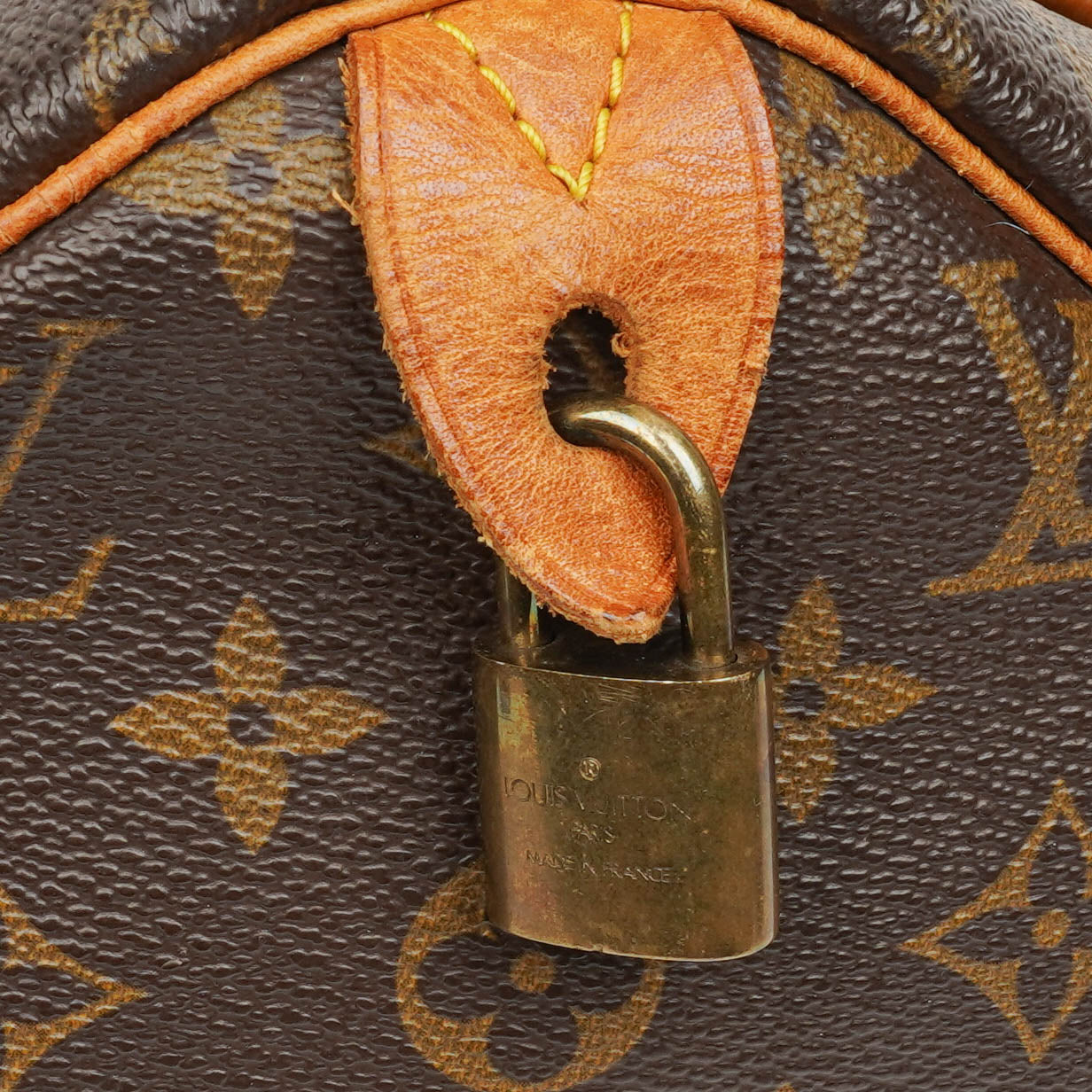 Louis Vuitton  30 Monogram Canvas Handbag