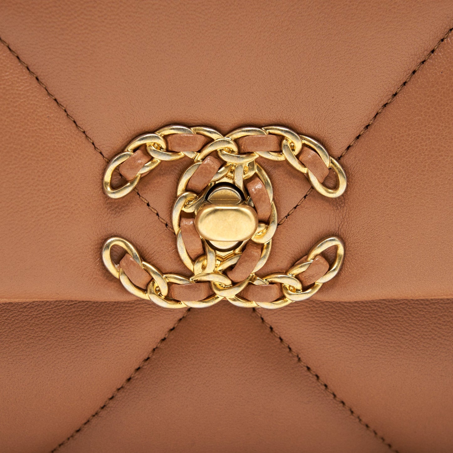 Chanel 21P Caramel Small 19 Flap Bag