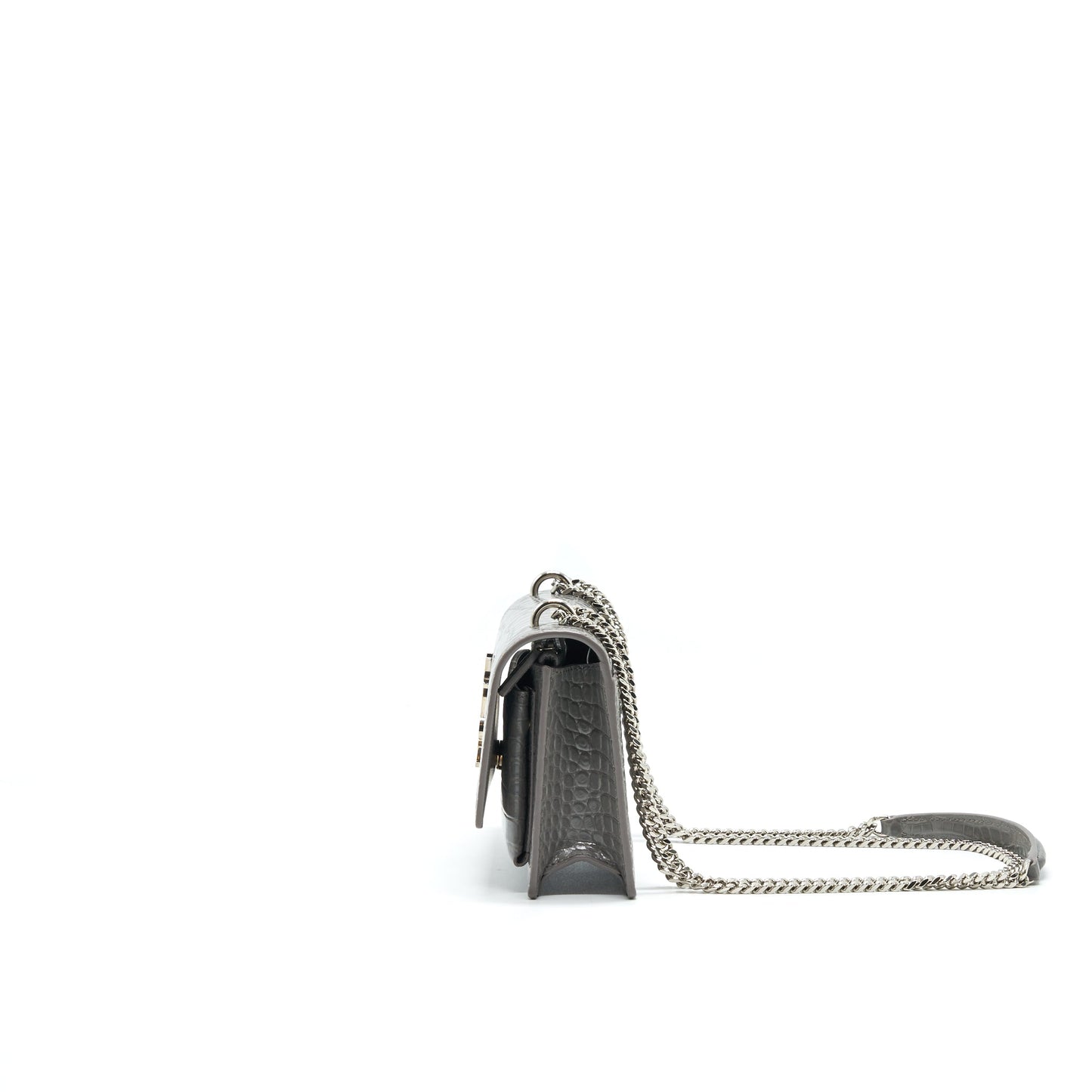 Saint Laurent Mini Sunset Mini Purse Grey