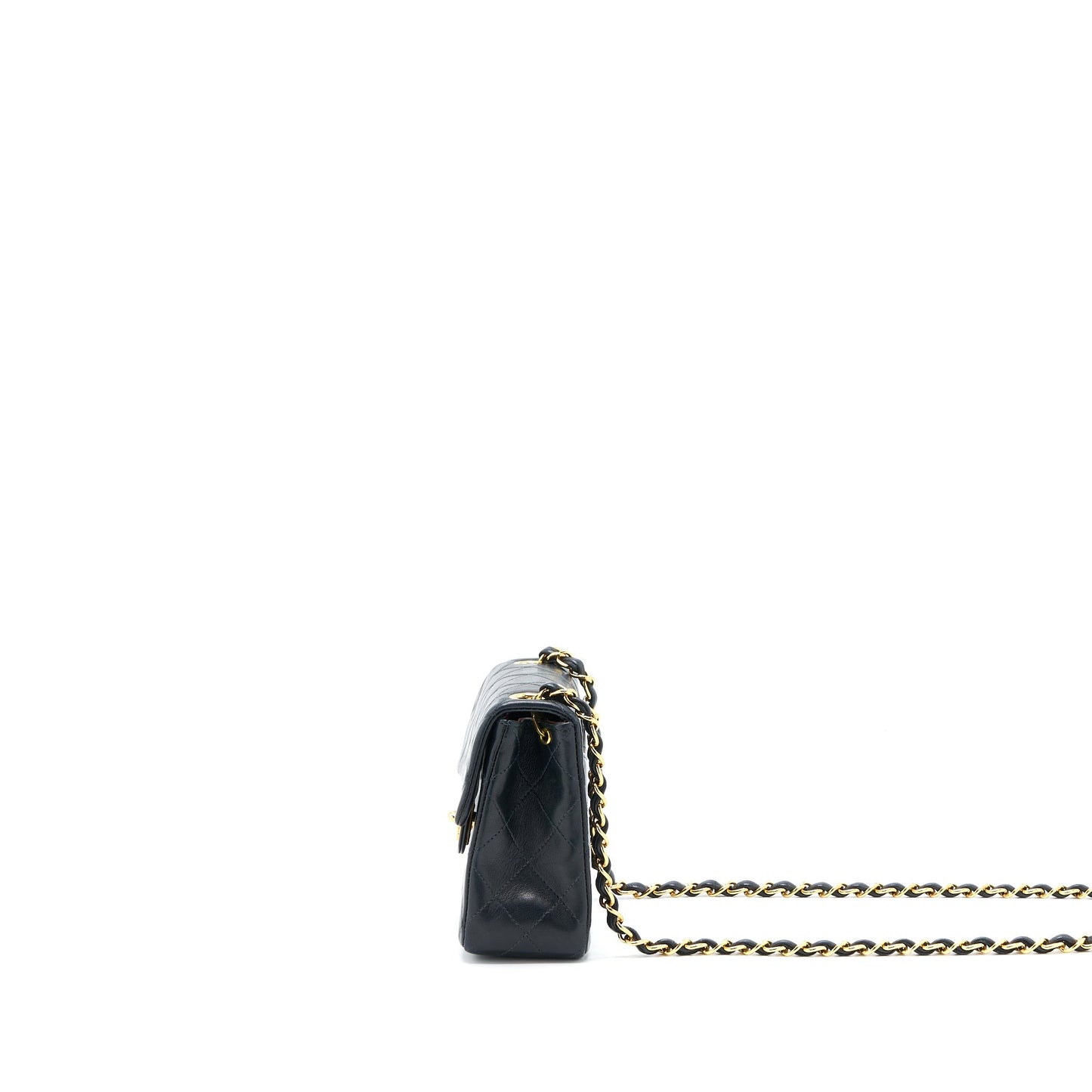 Chanel  Square Flap Bag Lambskin Black
