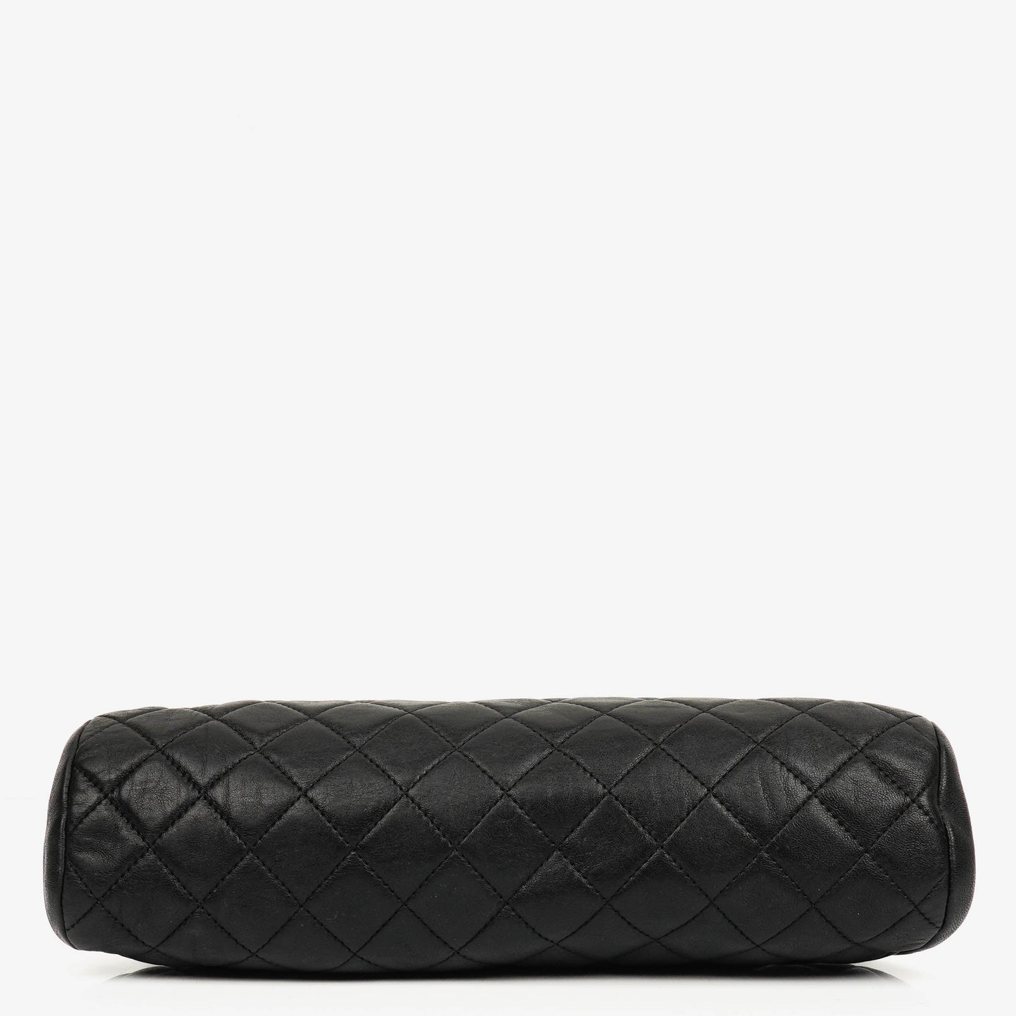 Chanel Black Quilted Leather Timeless Clutch Bag