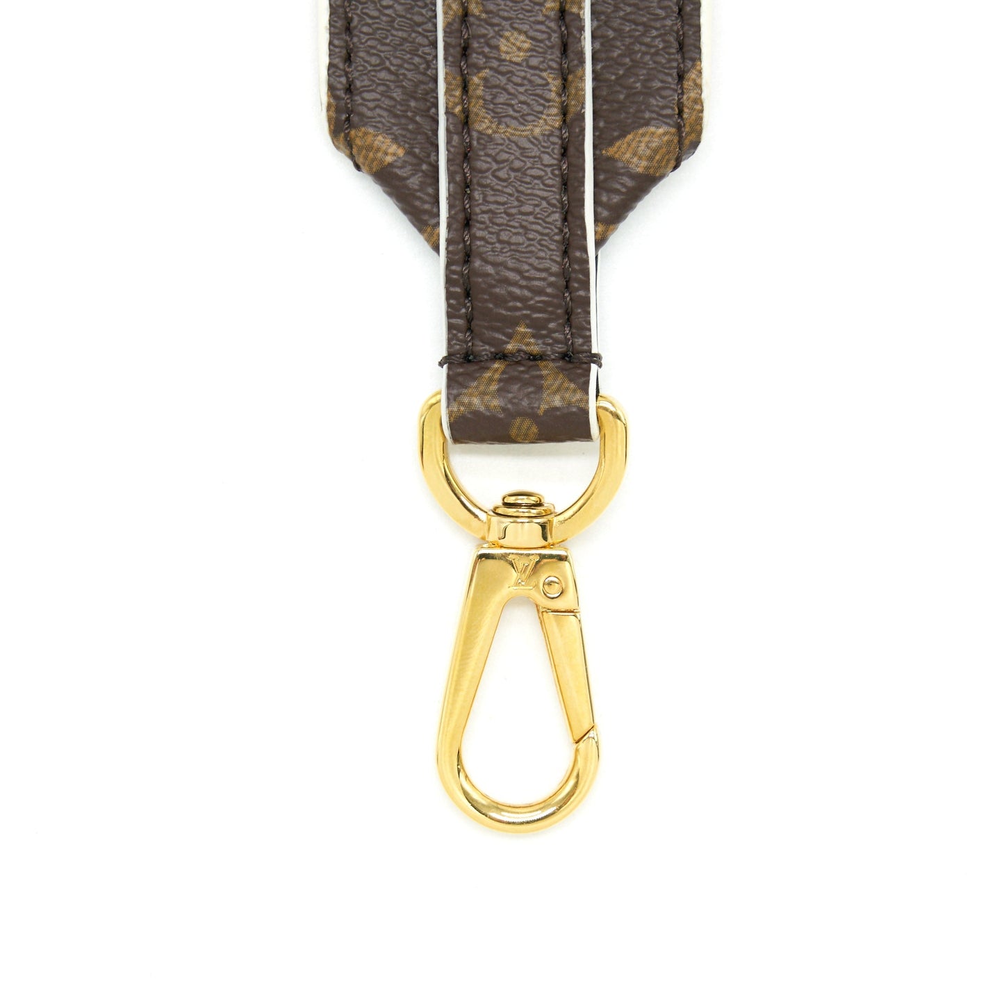 Louis Vuitton Bandouliere double side Shoulder Strap Monogram Canvas Red GHW