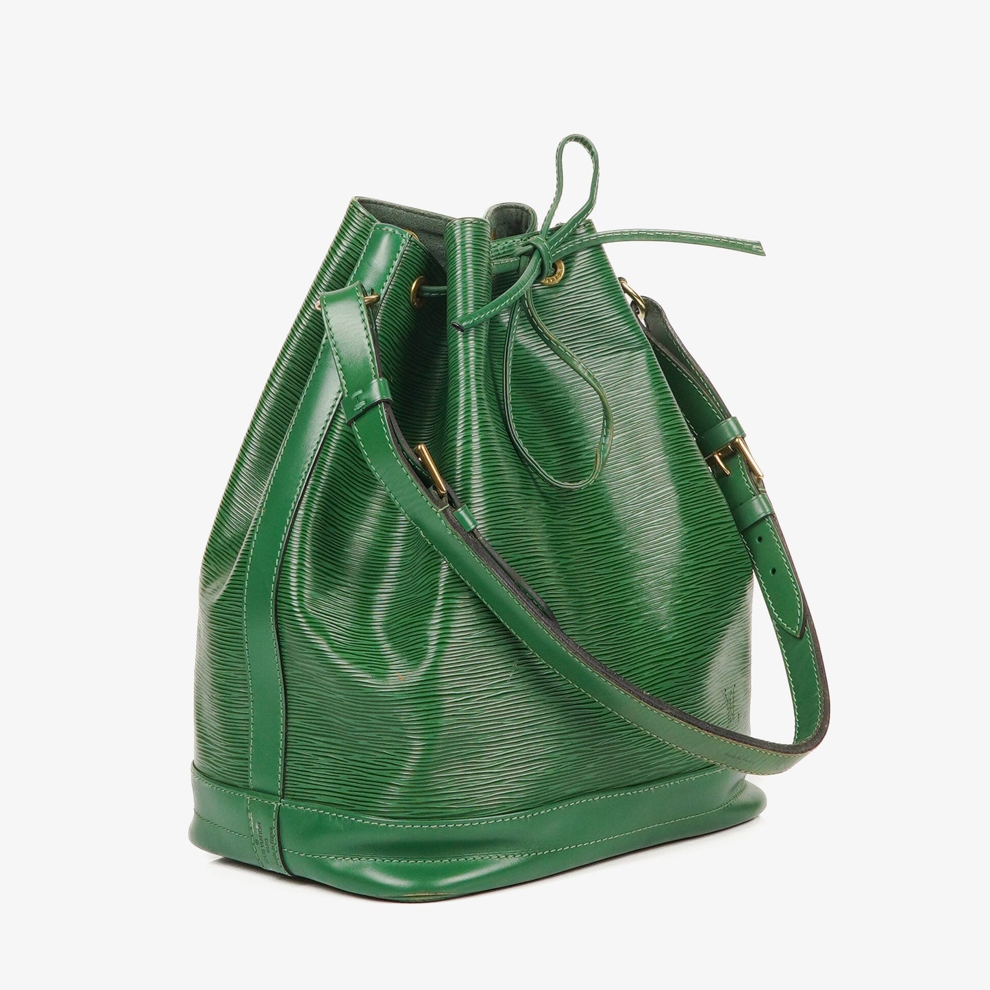 Louis Vuitton Noe Grande GM Green EPI Leather Shoulder Bag