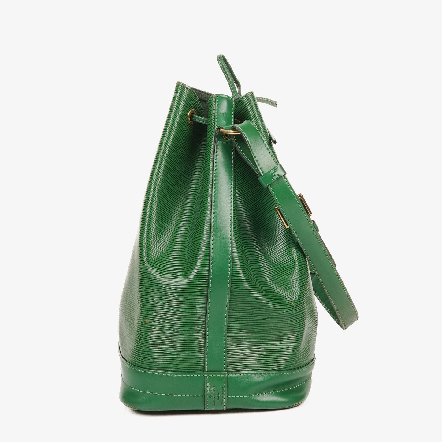Louis Vuitton Noe Grande GM Green EPI Leather Shoulder Bag