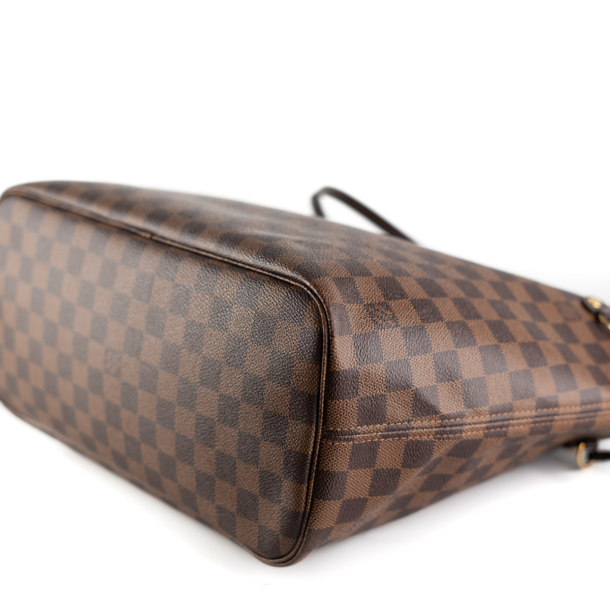 Louis Vuitton Neverfull MM Damier Ebene Bag With Pouch