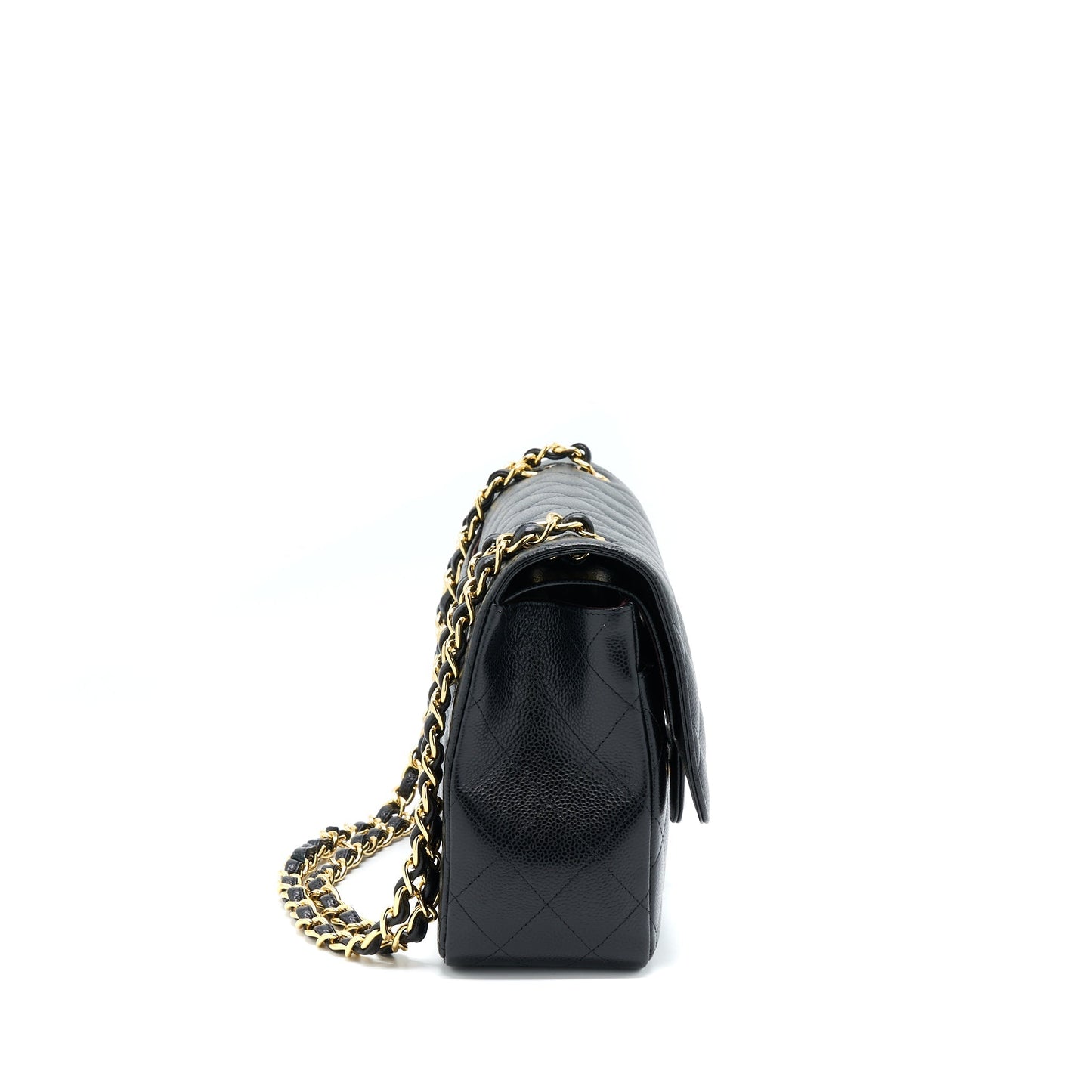 Chanel Jumbo Classic Flap Bag Caviar Black