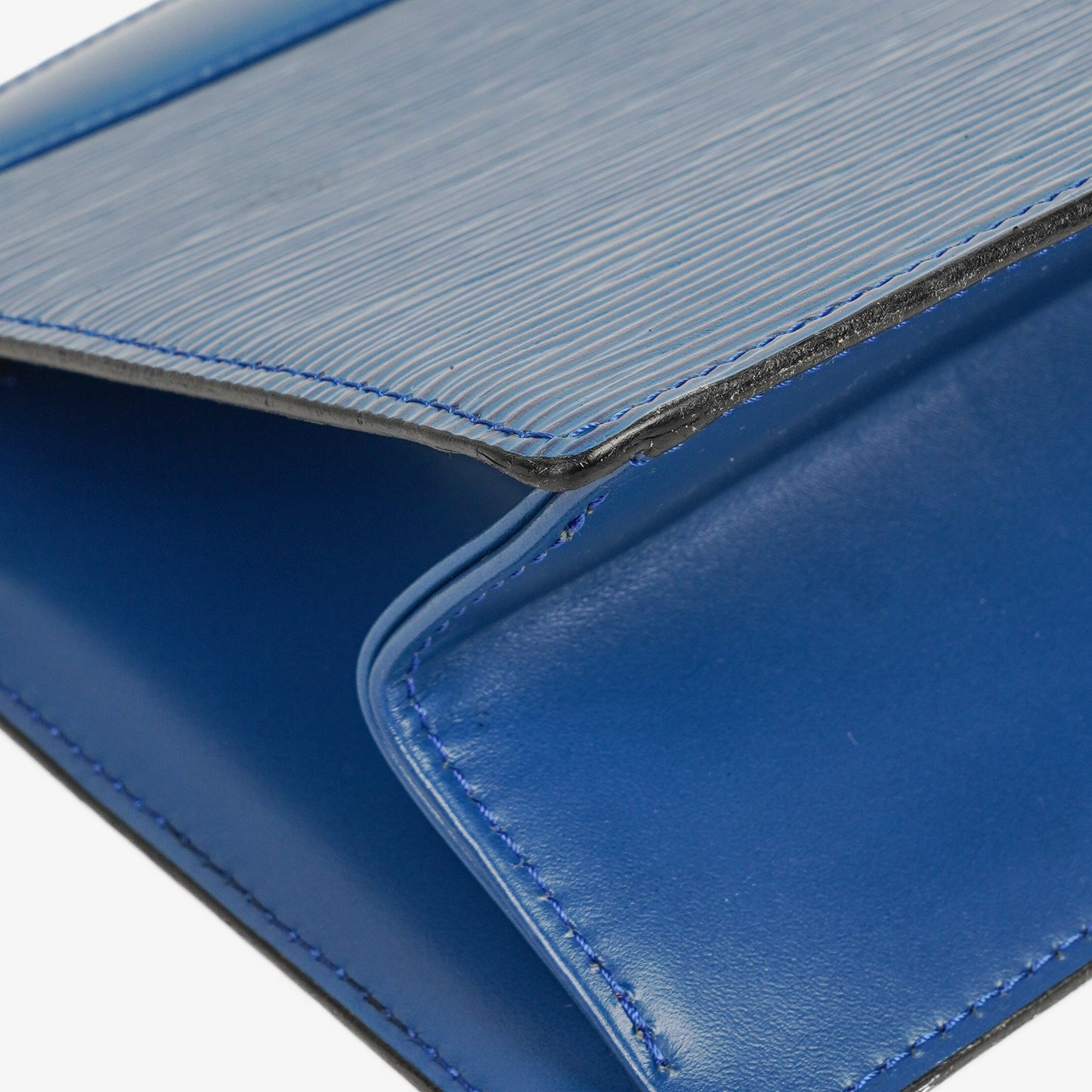 Louis Vuitton Trousse Crete Blue EPI Leather Pouch