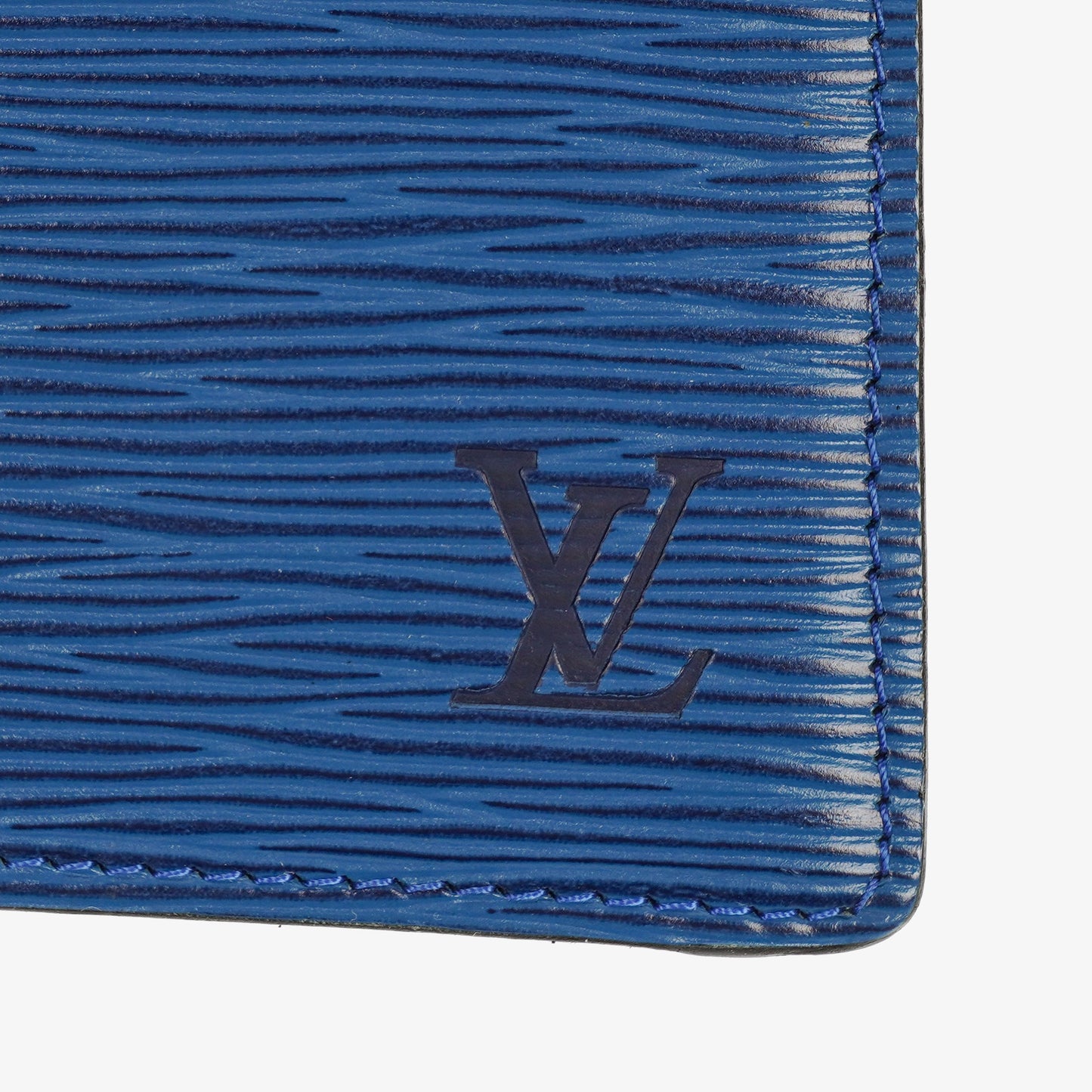 Louis Vuitton Trousse Crete Blue EPI Leather Pouch