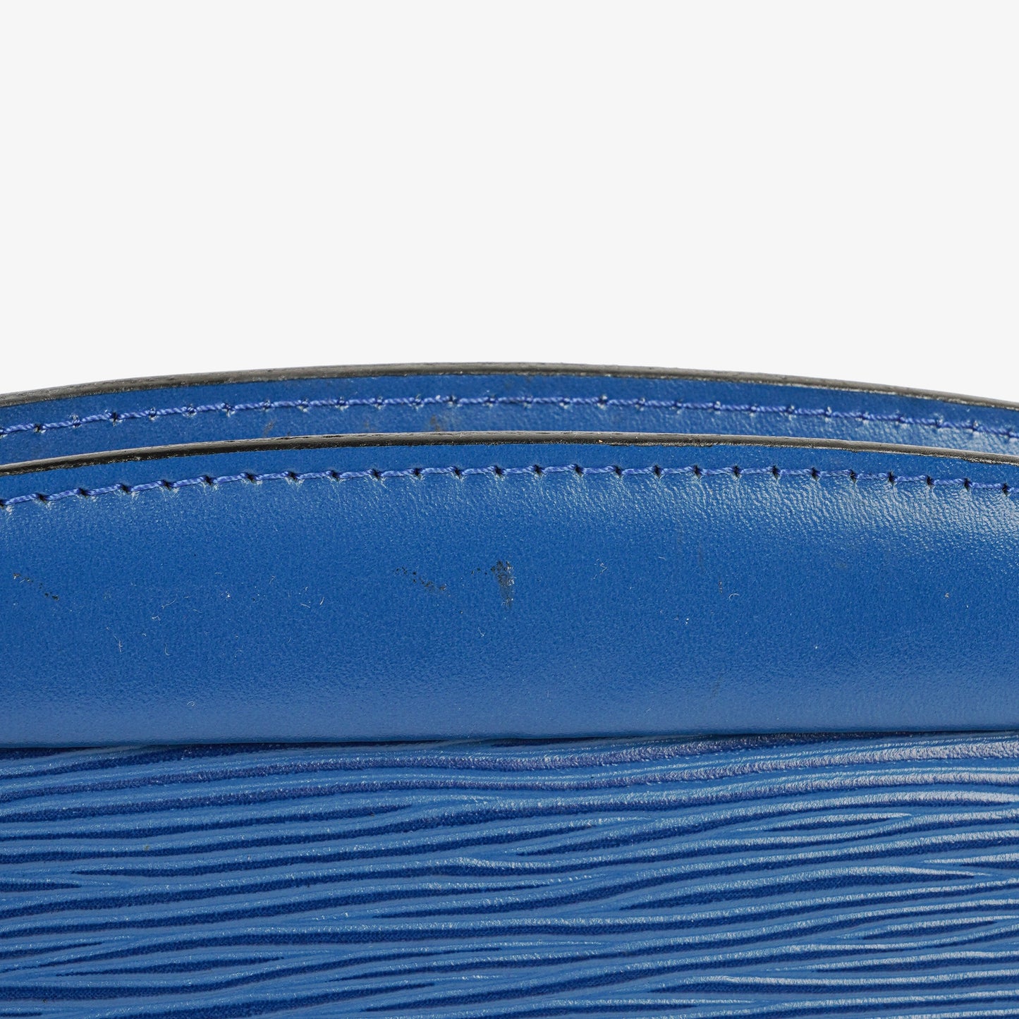 Louis Vuitton Trousse Crete Blue EPI Leather Pouch
