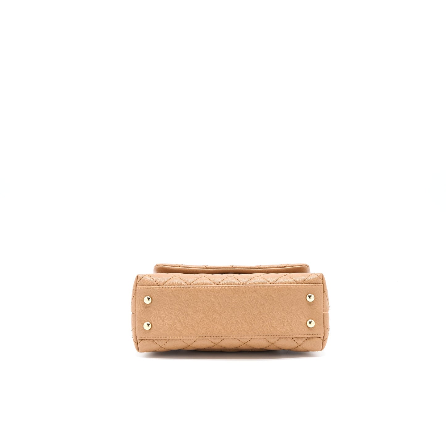 Chanel Small Coco Handle Caviar Brown