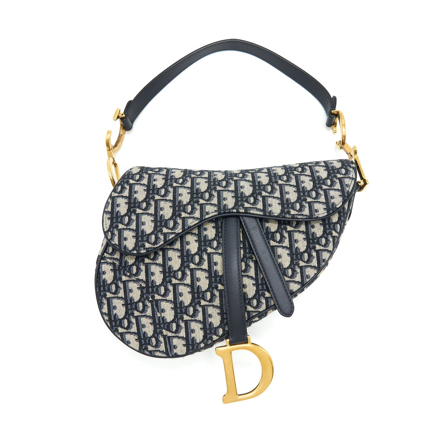Christian Dior Oblique Medium Saddle Purse