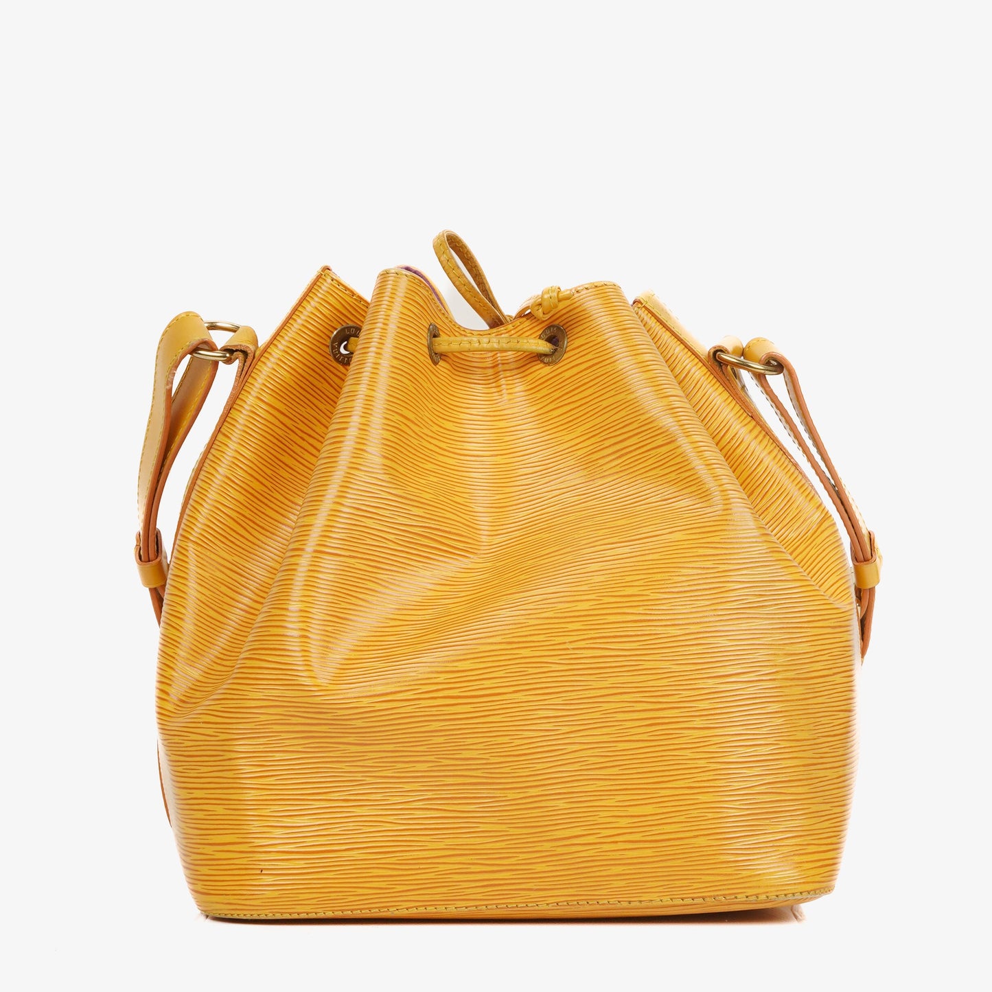Louis Vuitton Petit Noe Yellow EPI Leather Shoulder Bag