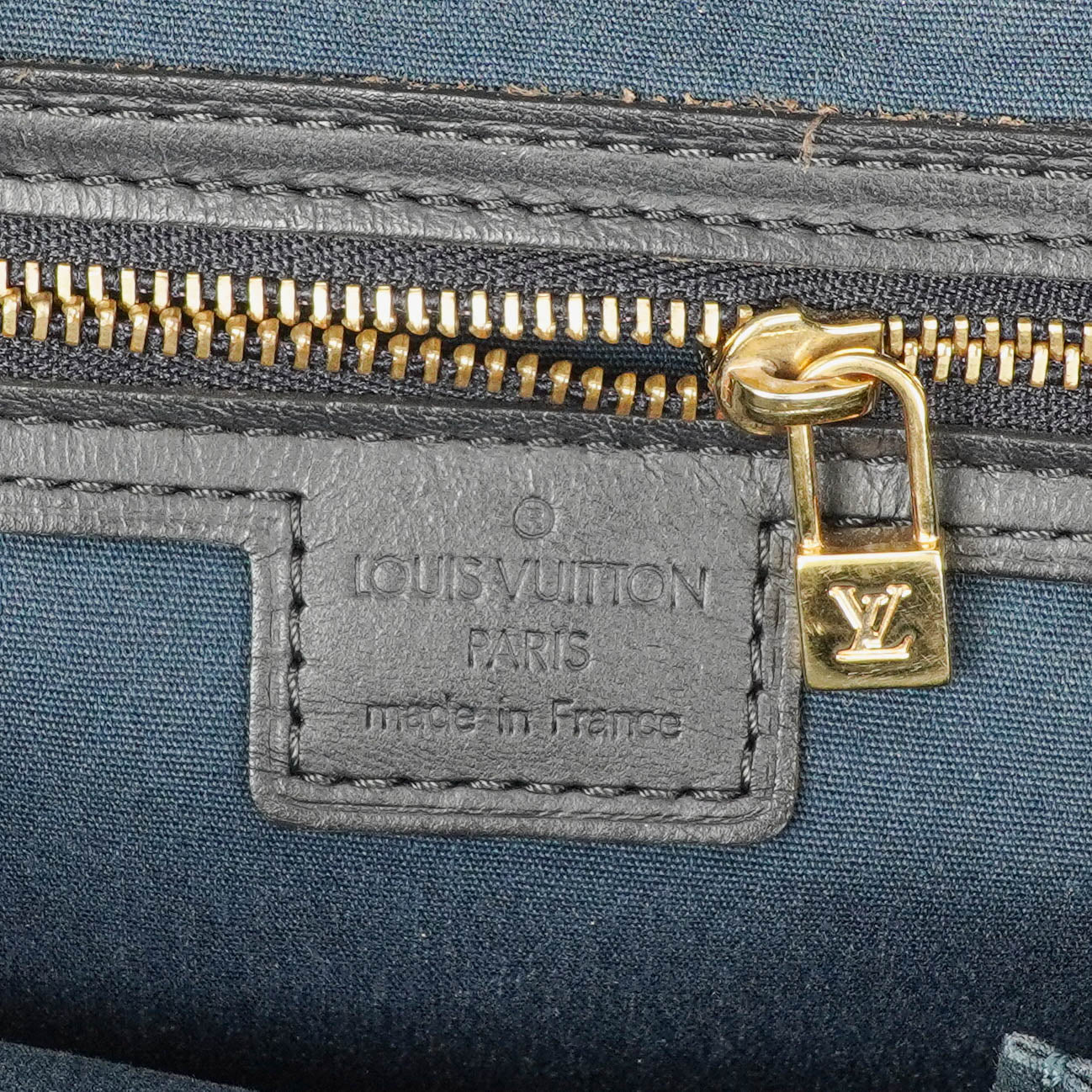 Louis Vuitton Josephine PM Navy Mini Lin Bag