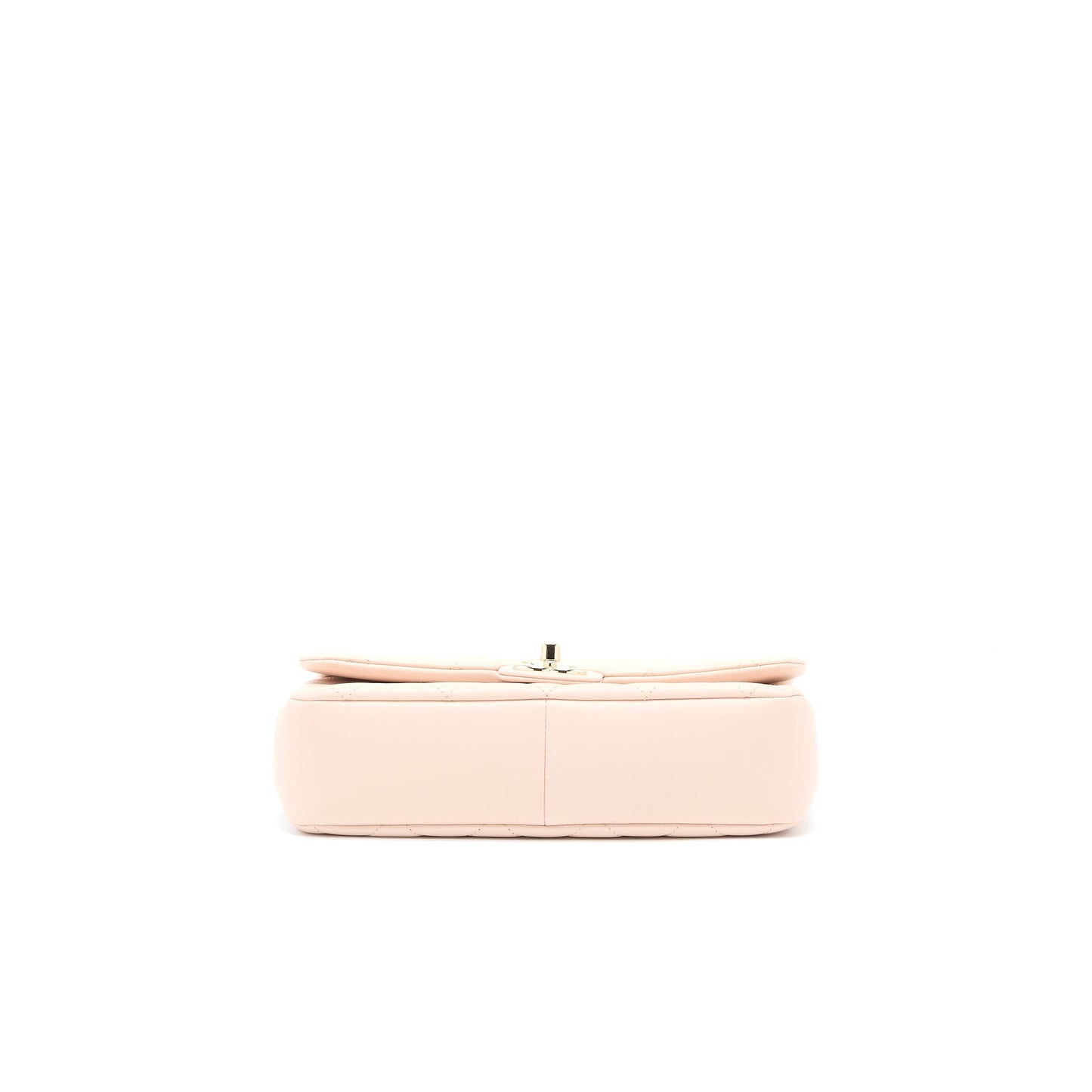 Chanel 22C Rectangular Flap Bag with Giant Top Handle Lambskin Pink L(Microchip)