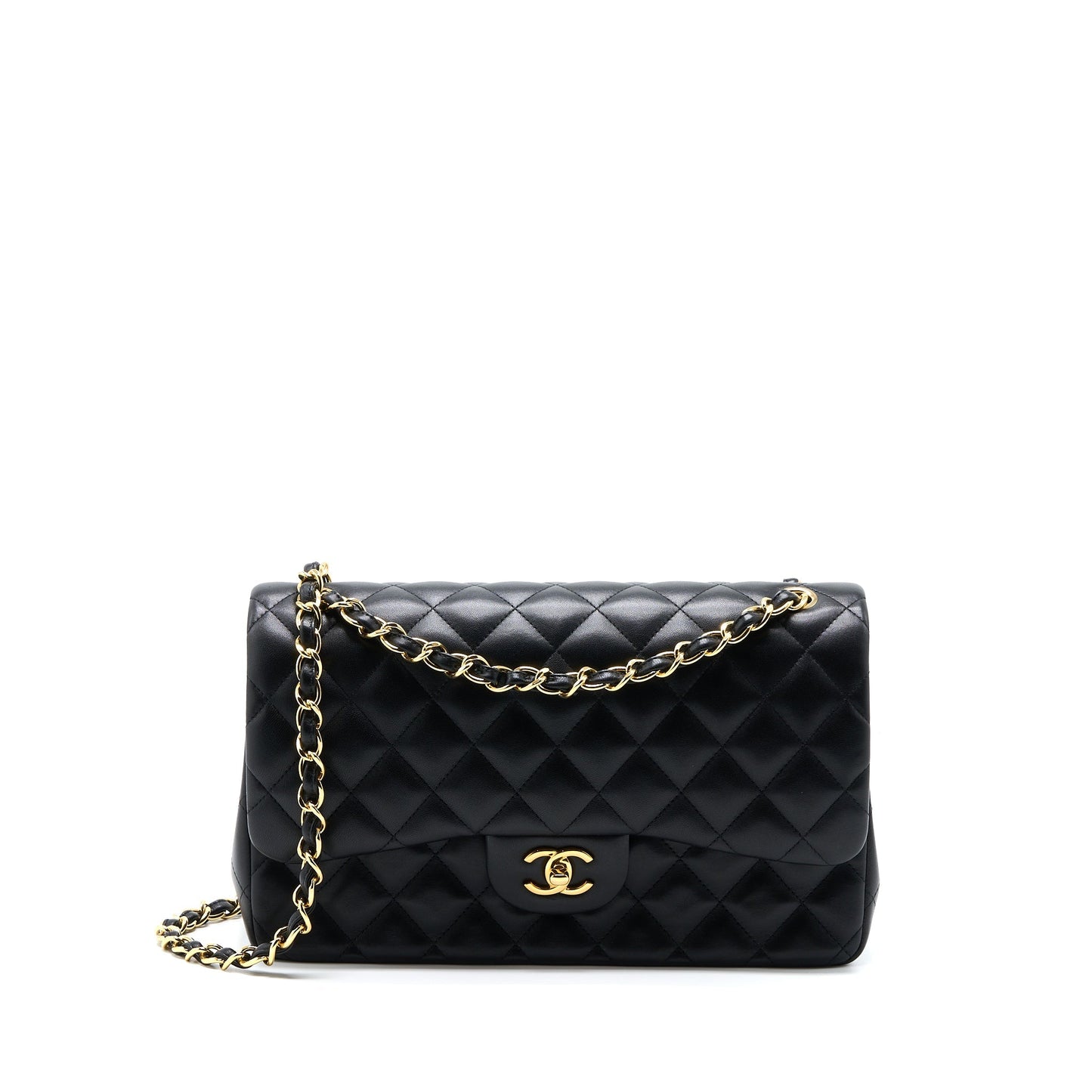 Chanel Jumbo Classic Double Flap Bag Lambskin Black