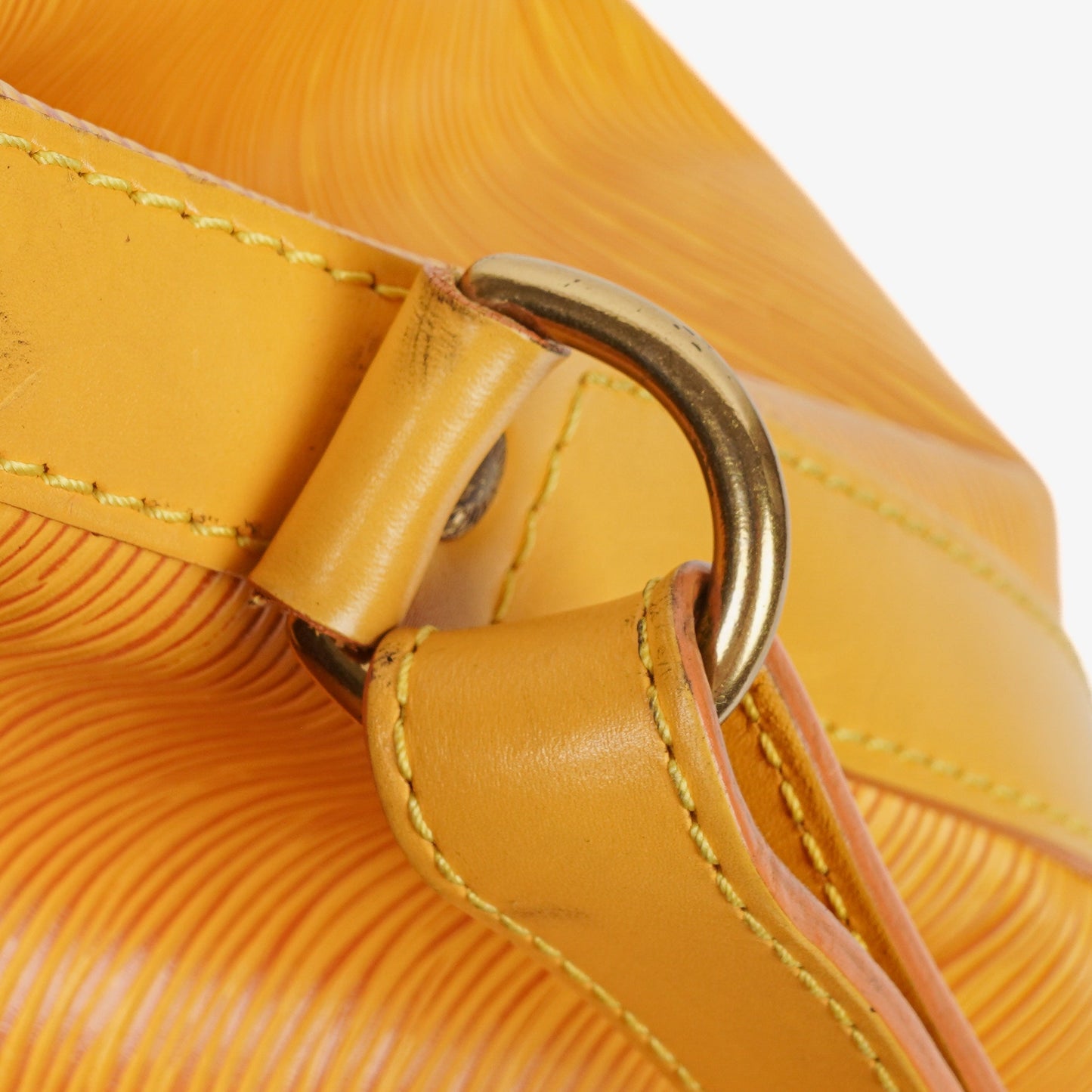 Louis Vuitton Petit Noe Yellow EPI Leather Shoulder Bag