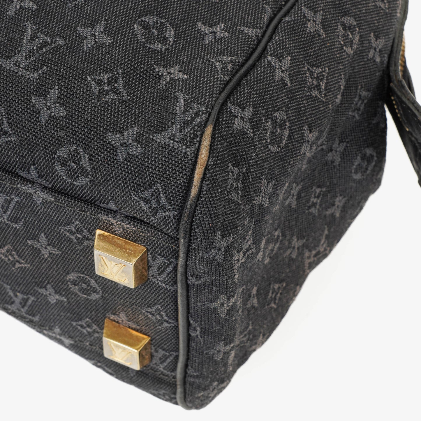 Louis Vuitton Josephine PM Navy Mini Lin Bag
