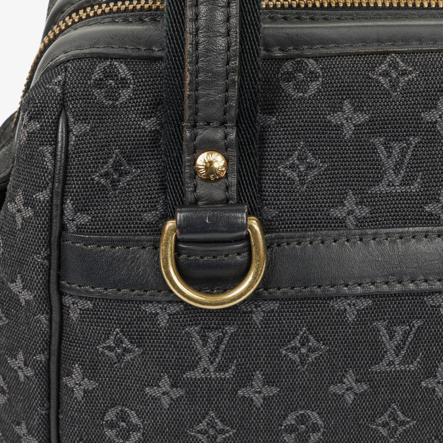 Louis Vuitton Josephine PM Navy Mini Lin Bag