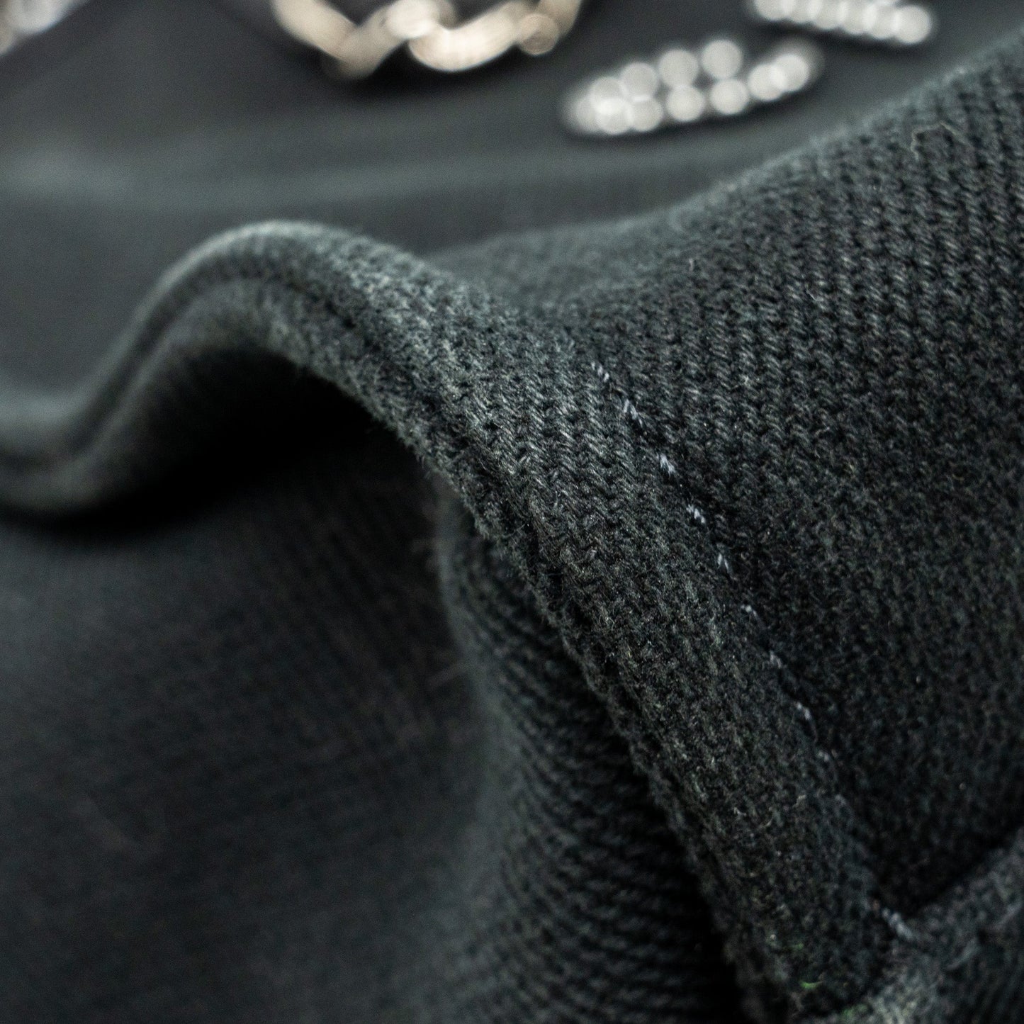 Chanel Large Deauville Black-Studded Tote Bag Canvas/Leather Black