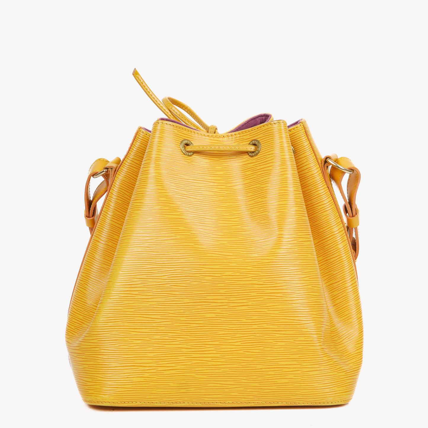 Louis Vuitton Petit Noe Yellow EPI Leather Shoulder Bag