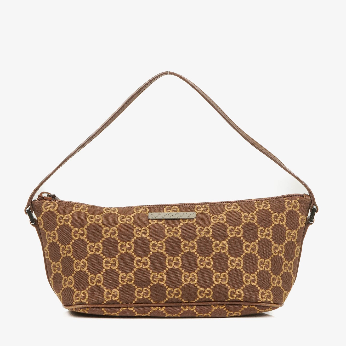 Gucci Mini Baguette Pochette Boat GG Monogram Bag