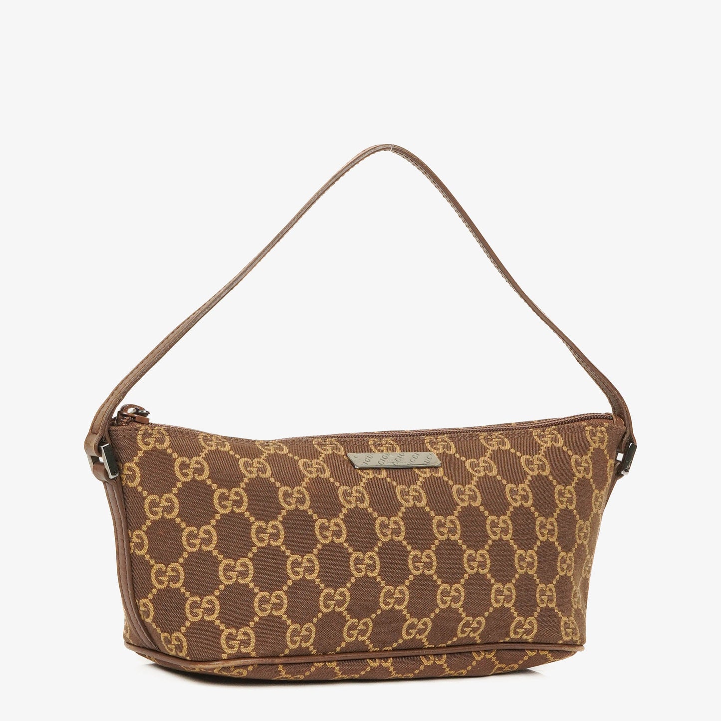 Gucci Mini Baguette Pochette Boat GG Monogram Bag
