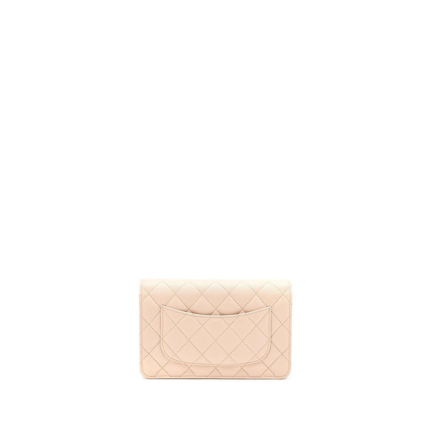 Chanel Classic Wallet On Chain Caviar Light Pink L (Microchip)