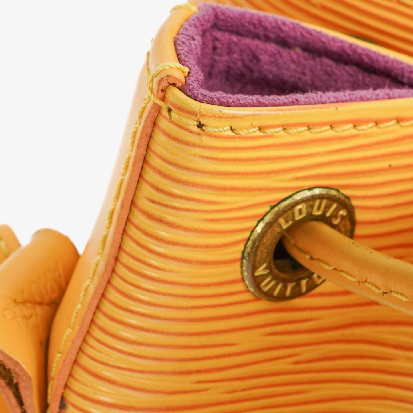 Louis Vuitton Petit Noe Yellow EPI Leather Shoulder Bag
