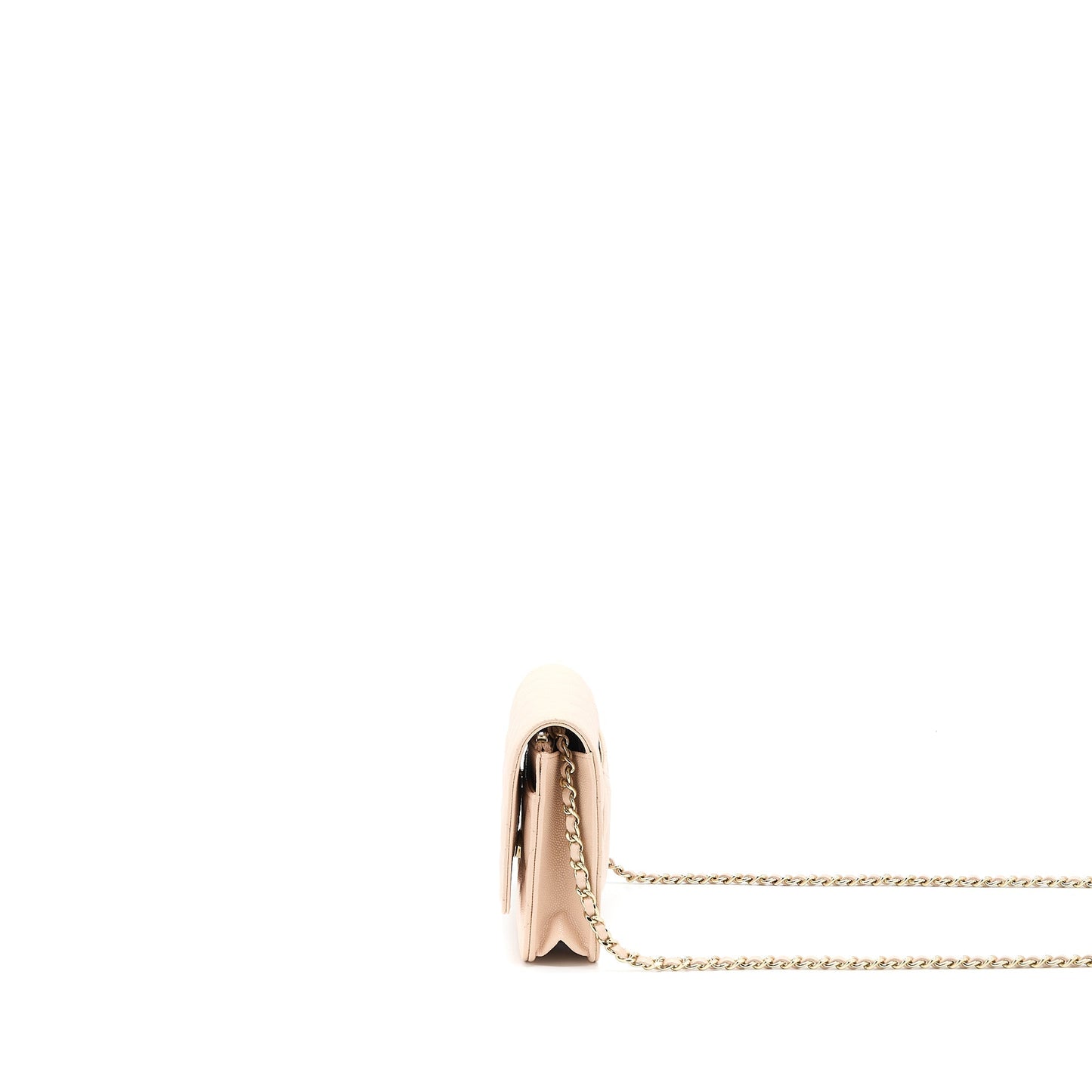 Chanel Classic Wallet On Chain Caviar Light Pink L (Microchip)