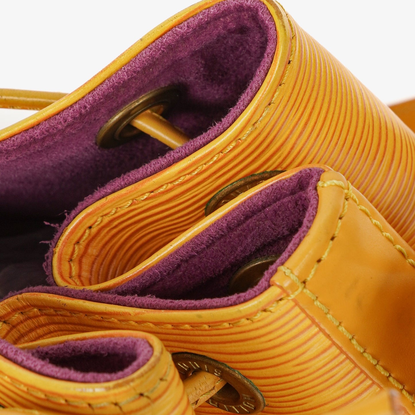Louis Vuitton Petit Noe Yellow EPI Leather Shoulder Bag