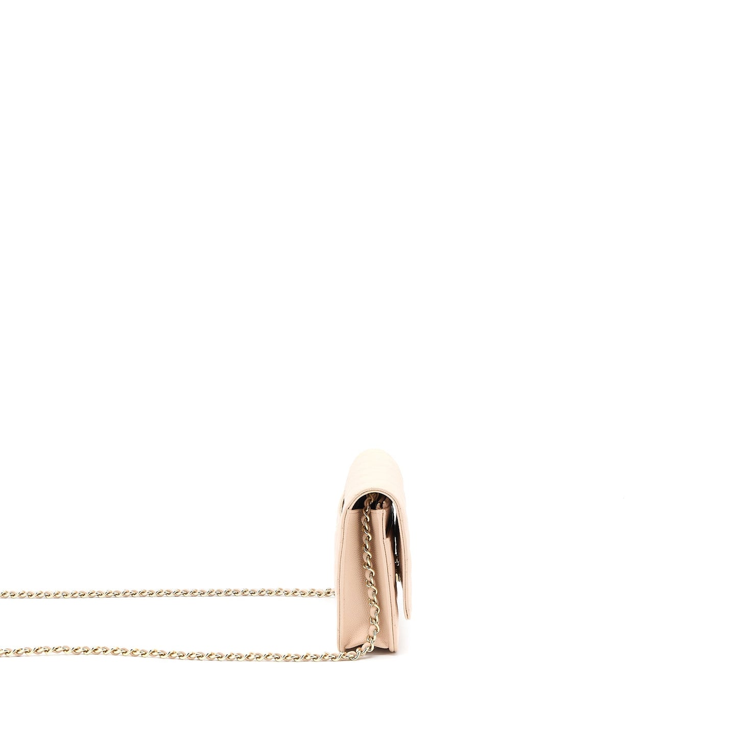 Chanel Classic Wallet On Chain Caviar Light Pink L (Microchip)