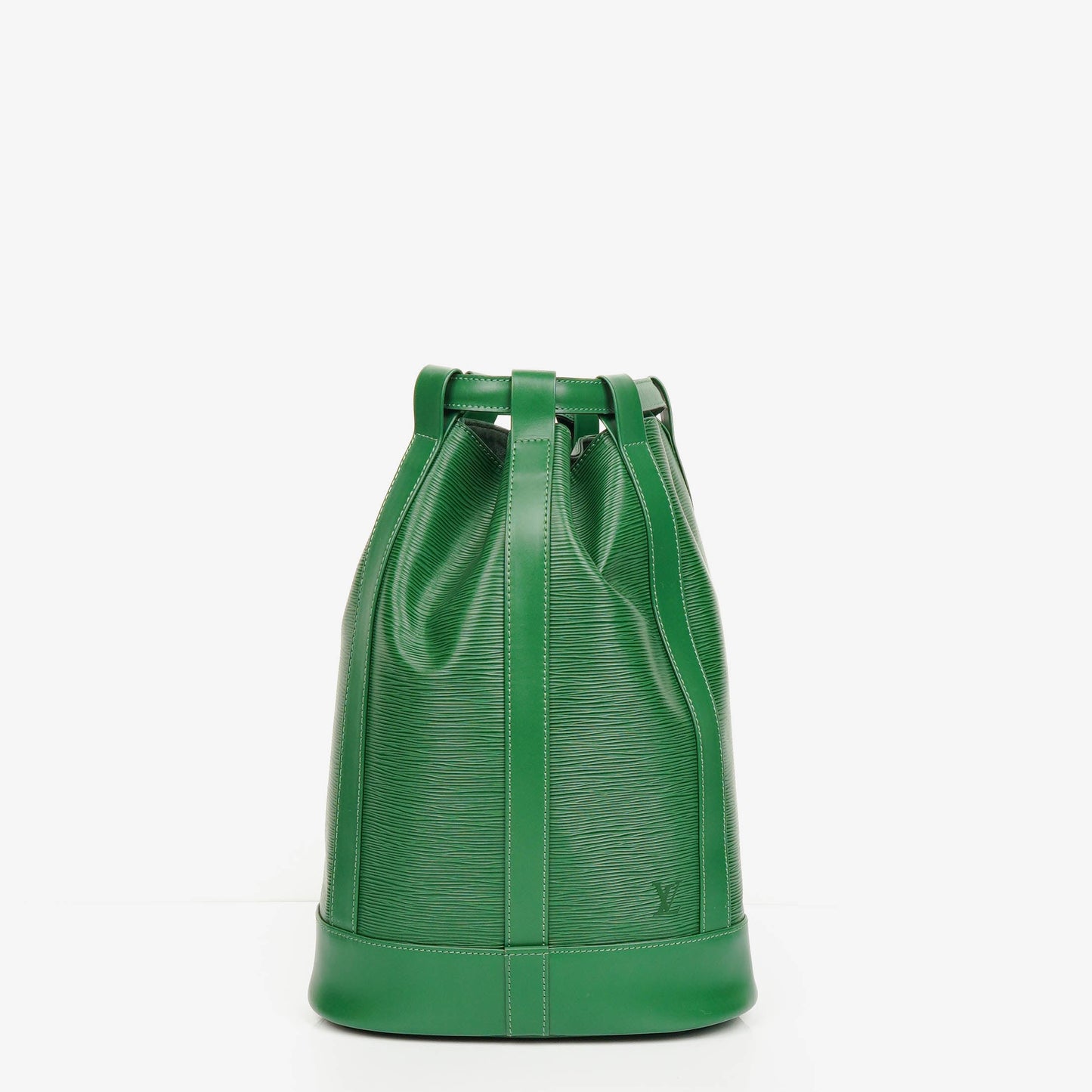 Louis Vuitton Randonnee PM Green EPI Leather Backpack